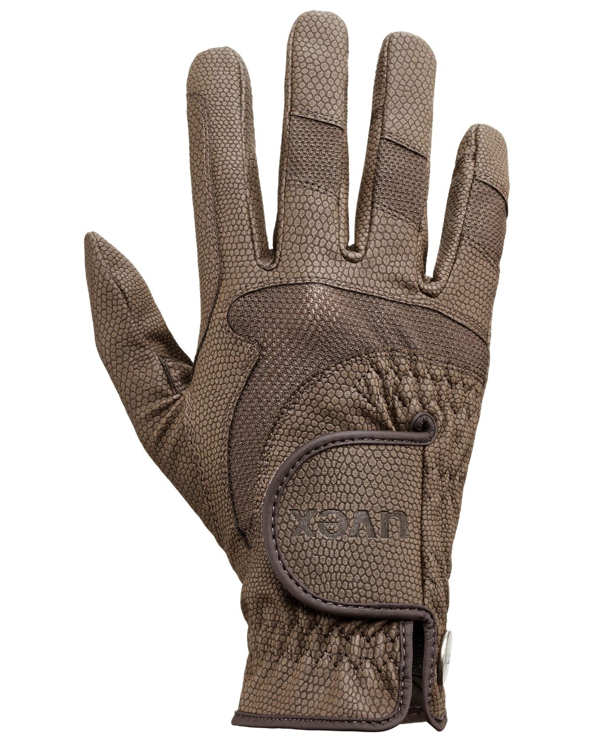 UVEX I-PERFORMANCE 2 Brown Riding Glove: Touchscreen Compatible, High Grip