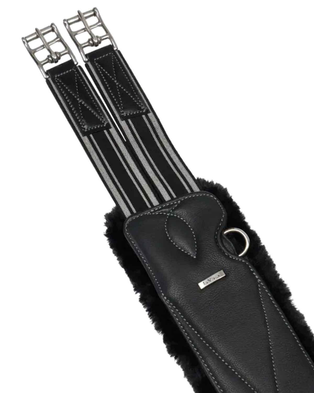 LeMieux Arika Simuwool Contoured Long Stud Girth Black