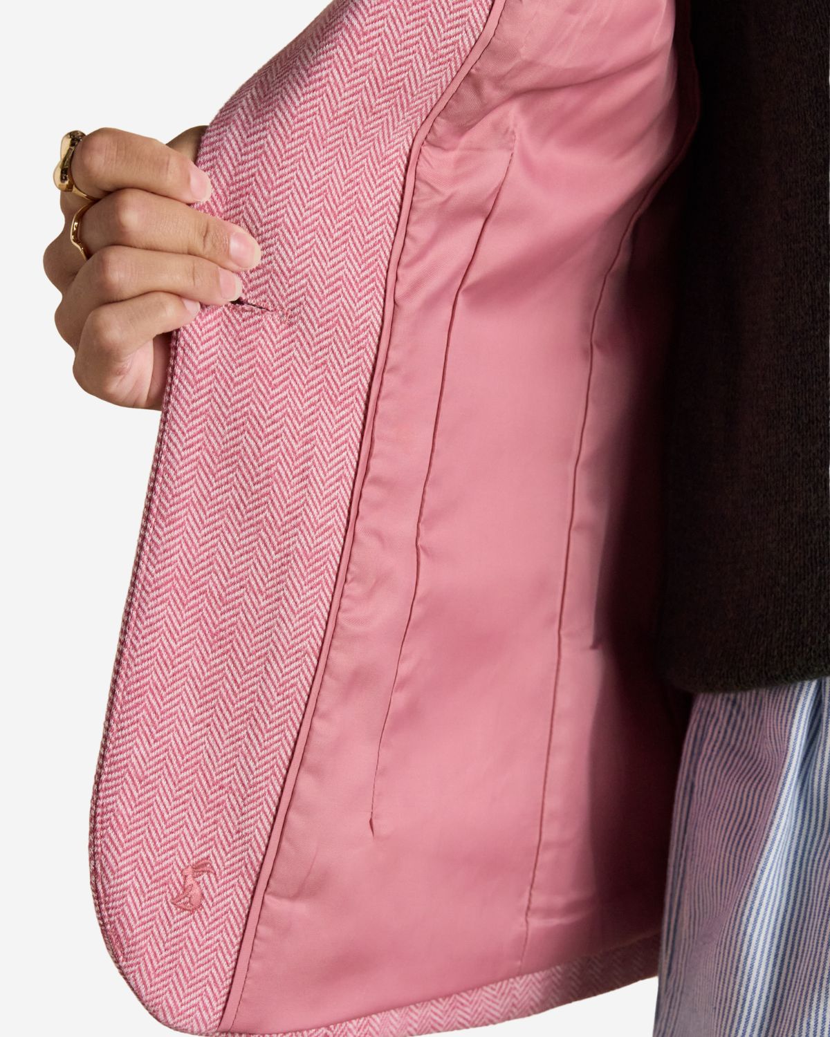 Joules Albury Blazer Pink