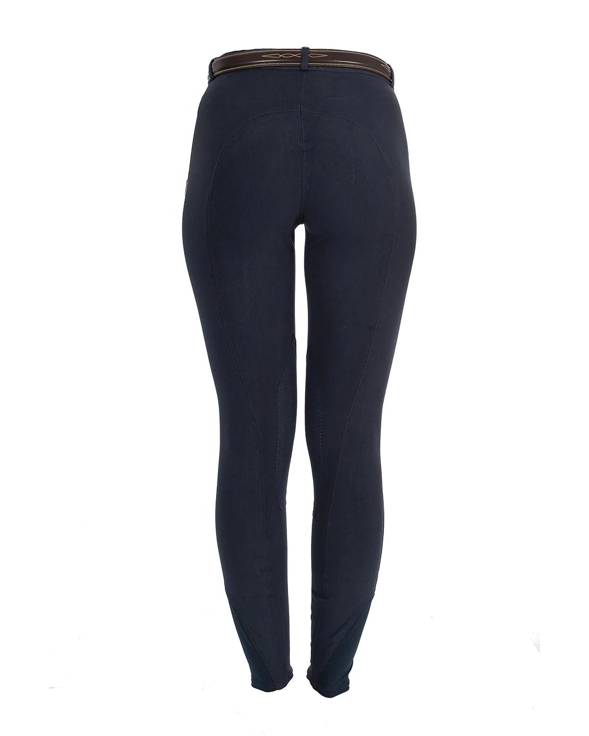 Equestro Selene Model Woman Breeches In Stretch Cotton Navy | Equiflair