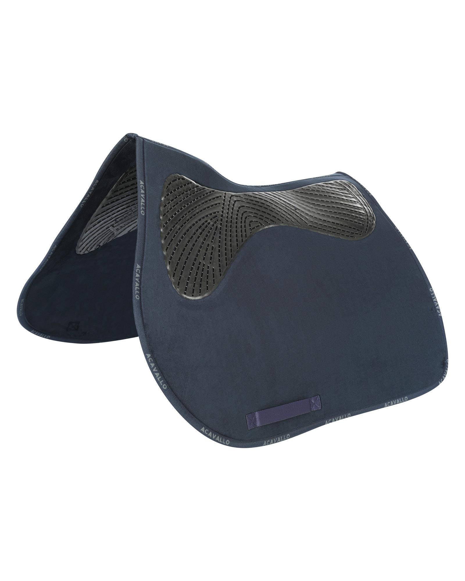 Acavallo Jumping Saddle Pad CW-CS Twin Sided Gel Grip Blue