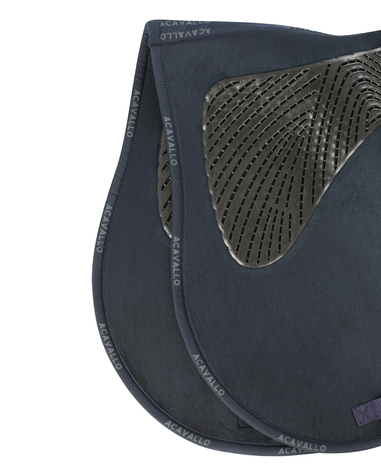 Acavallo Jumping Saddle Pad CW-CS Twin Sided Gel Grip Blue