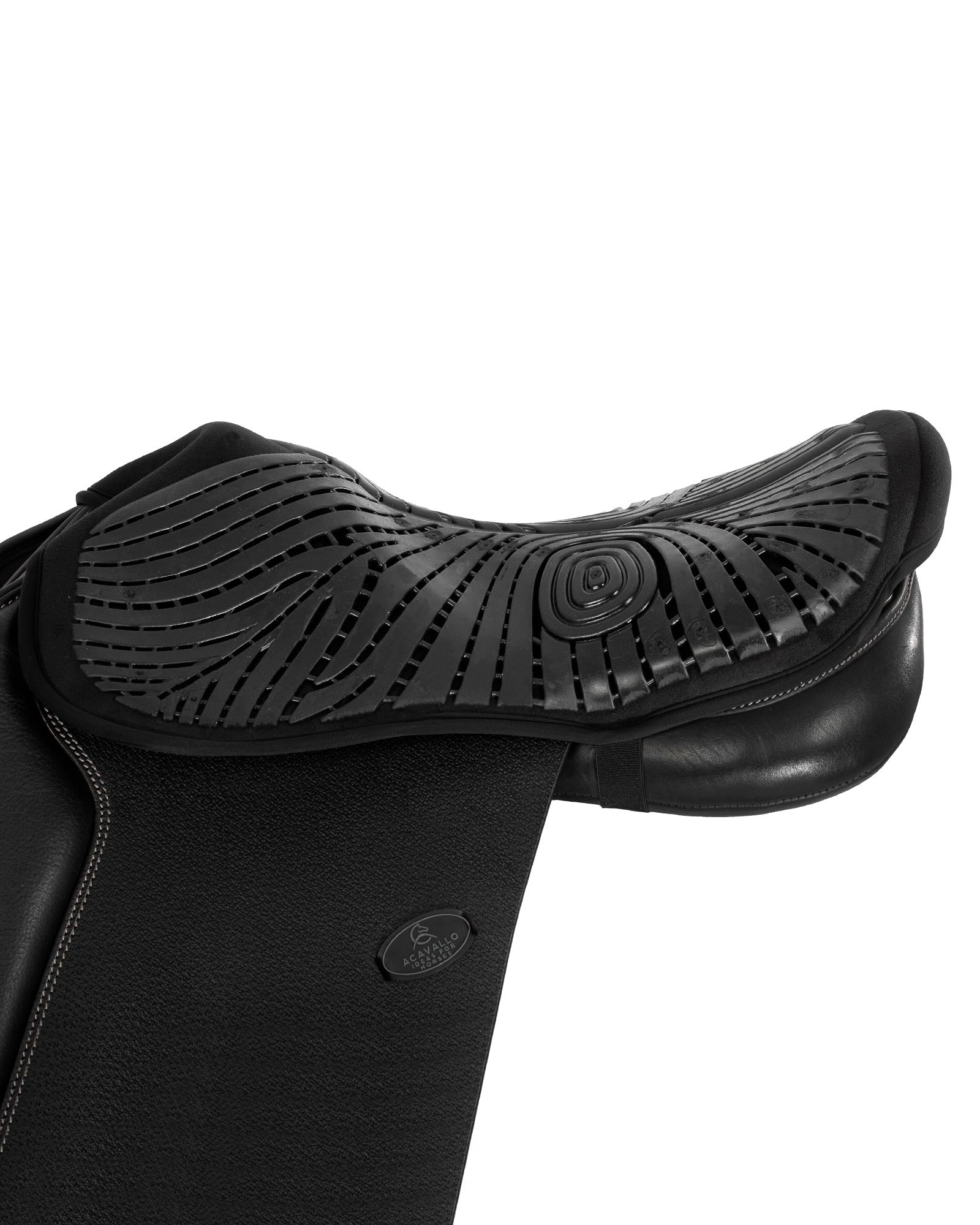 Acavallo Standard Seat Saver Jumping Air Plus Gel-Out Dri-Lex 10mm Black