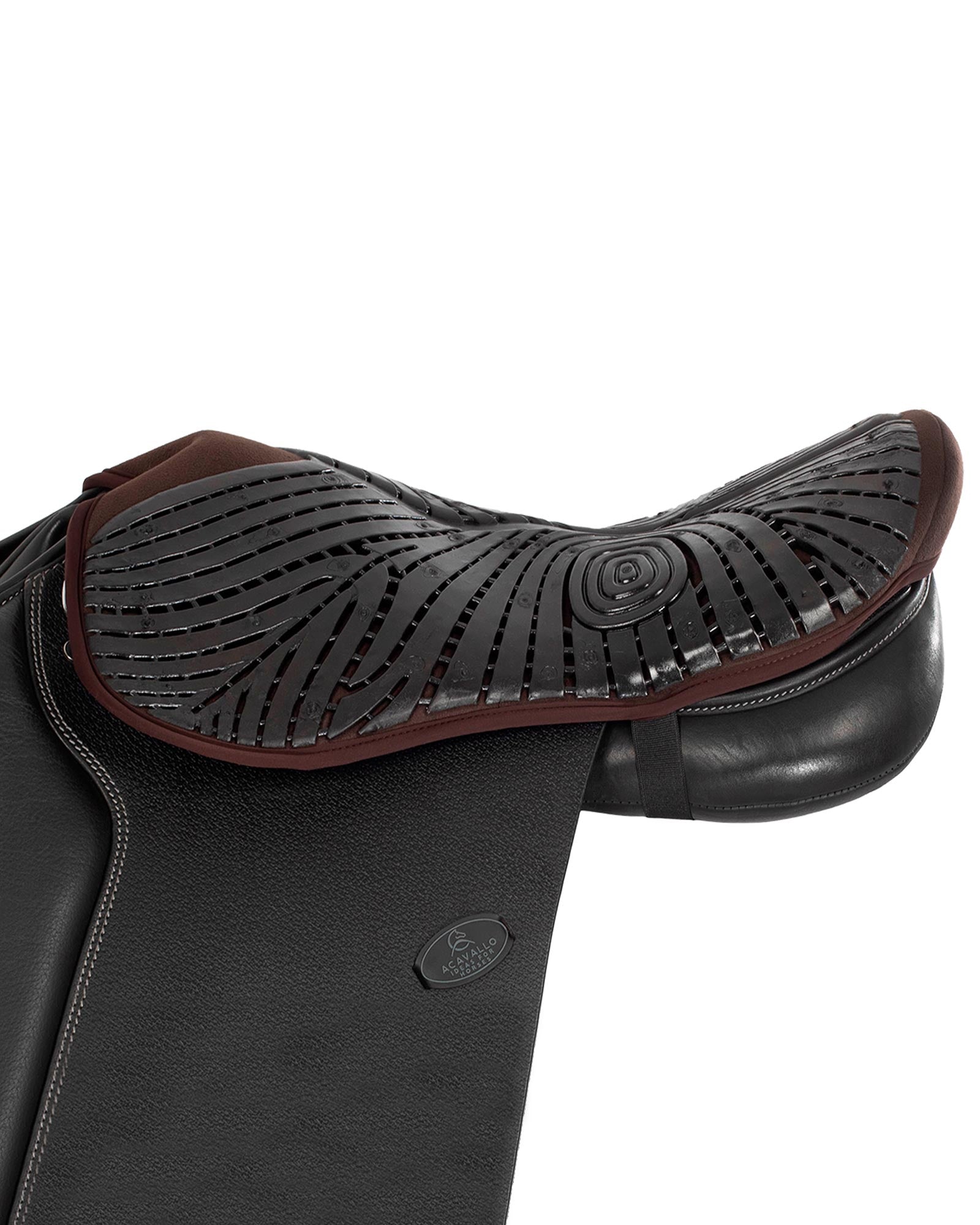 Acavallo Standard Seat Saver Jumping Air Plus Gel-Out Dri-Lex 10mm Brown
