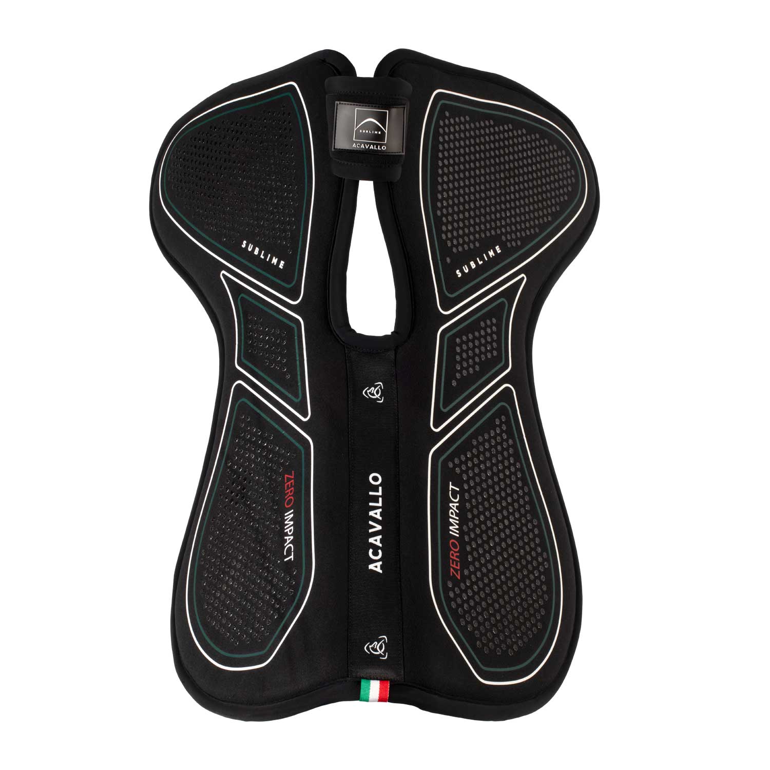 Acavallo Sublime Zero Impact Pad Memory Foam Wither Free Flat Black