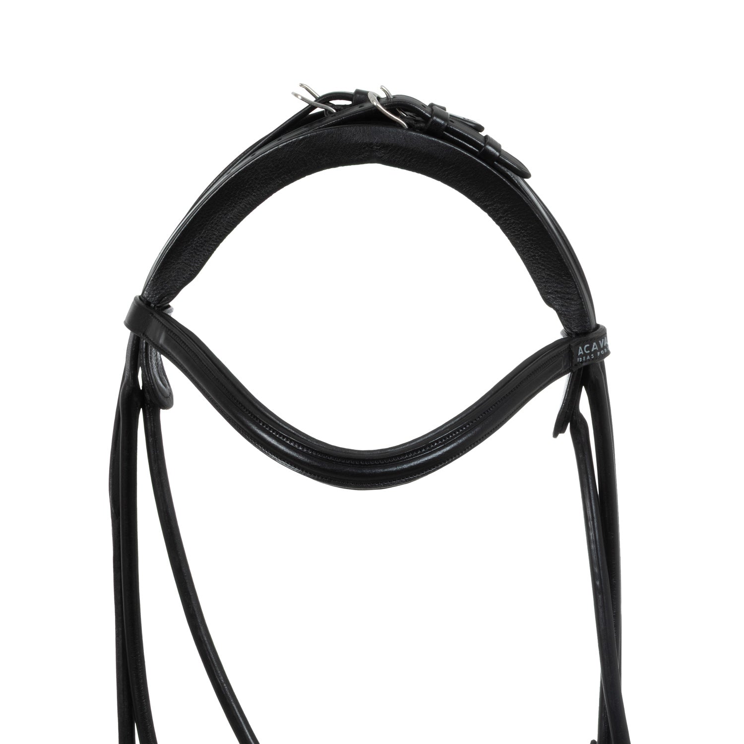 Acavallo Fornarina Bridle Laminated Calfskin Black