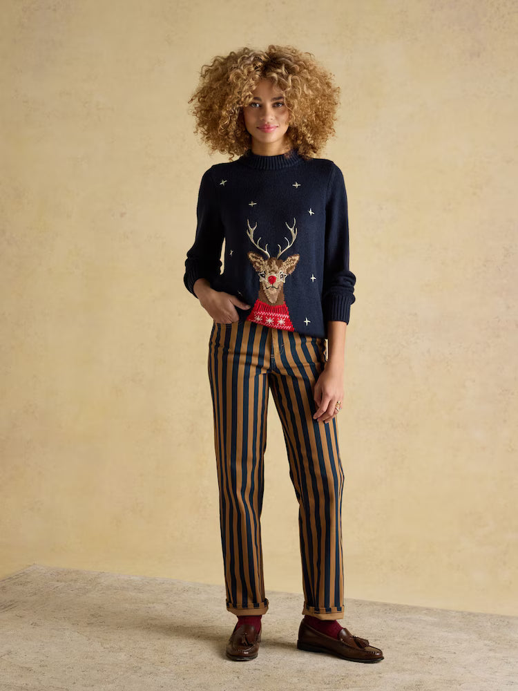 Joules Noelle Reindeer Navy