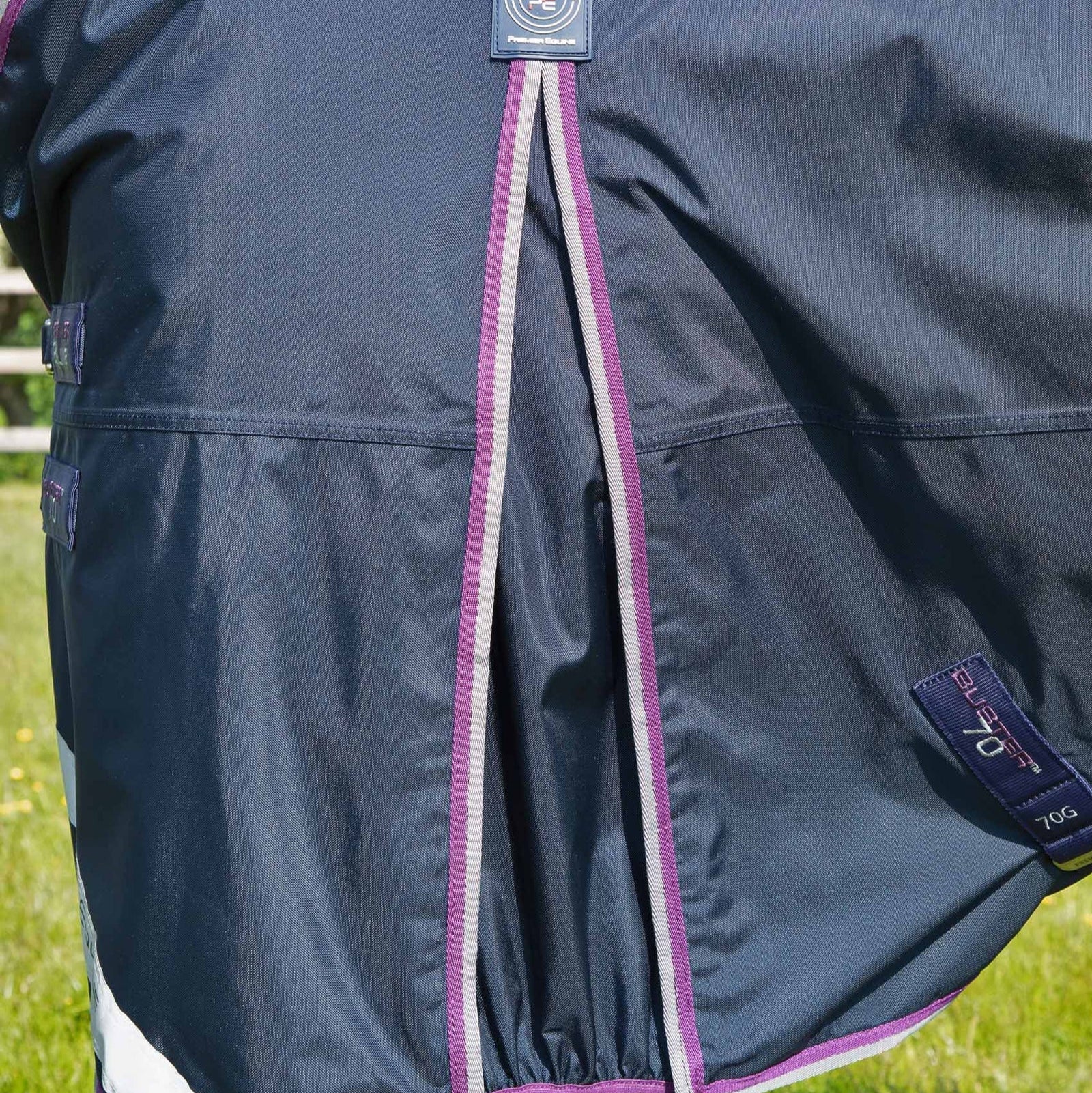 Premier Equine Buster 70g Turnout Rug with Classic Neck Cover Navy
