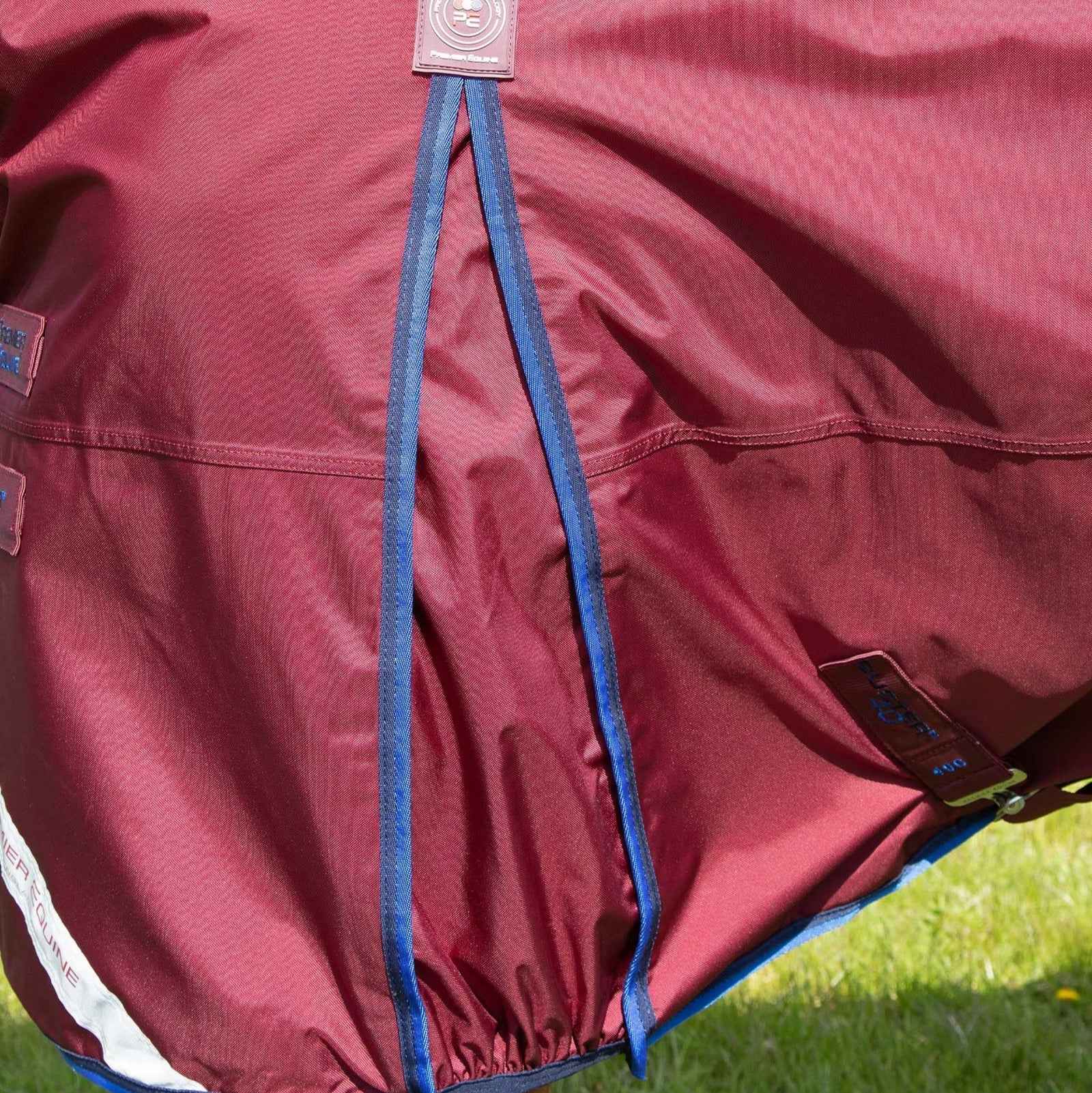 Premier Equine Buster 40g Turnout Rug with Classic Neck Cover Burgundy