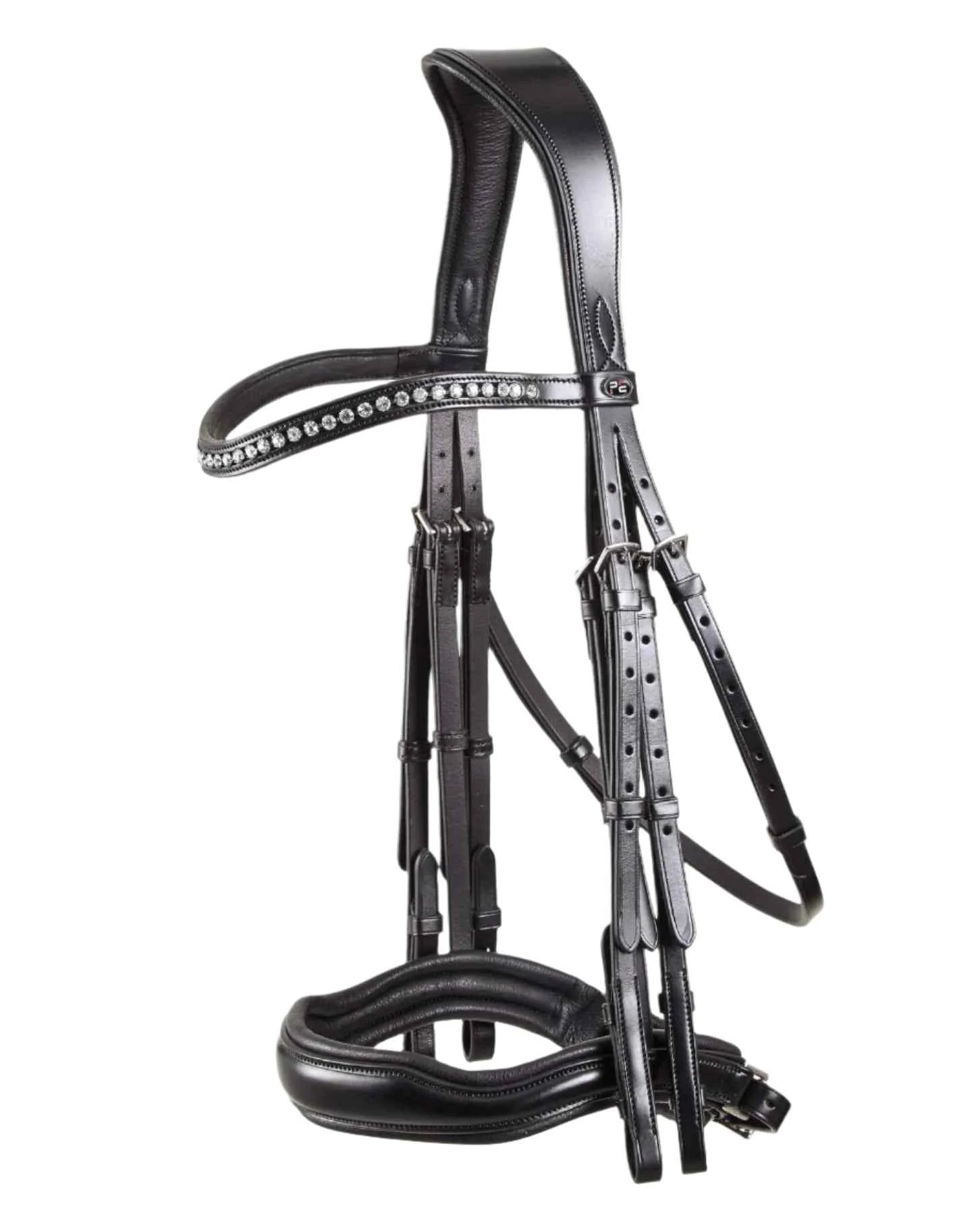 Premier Equine Abriano Anatomic Double Bridle Black
