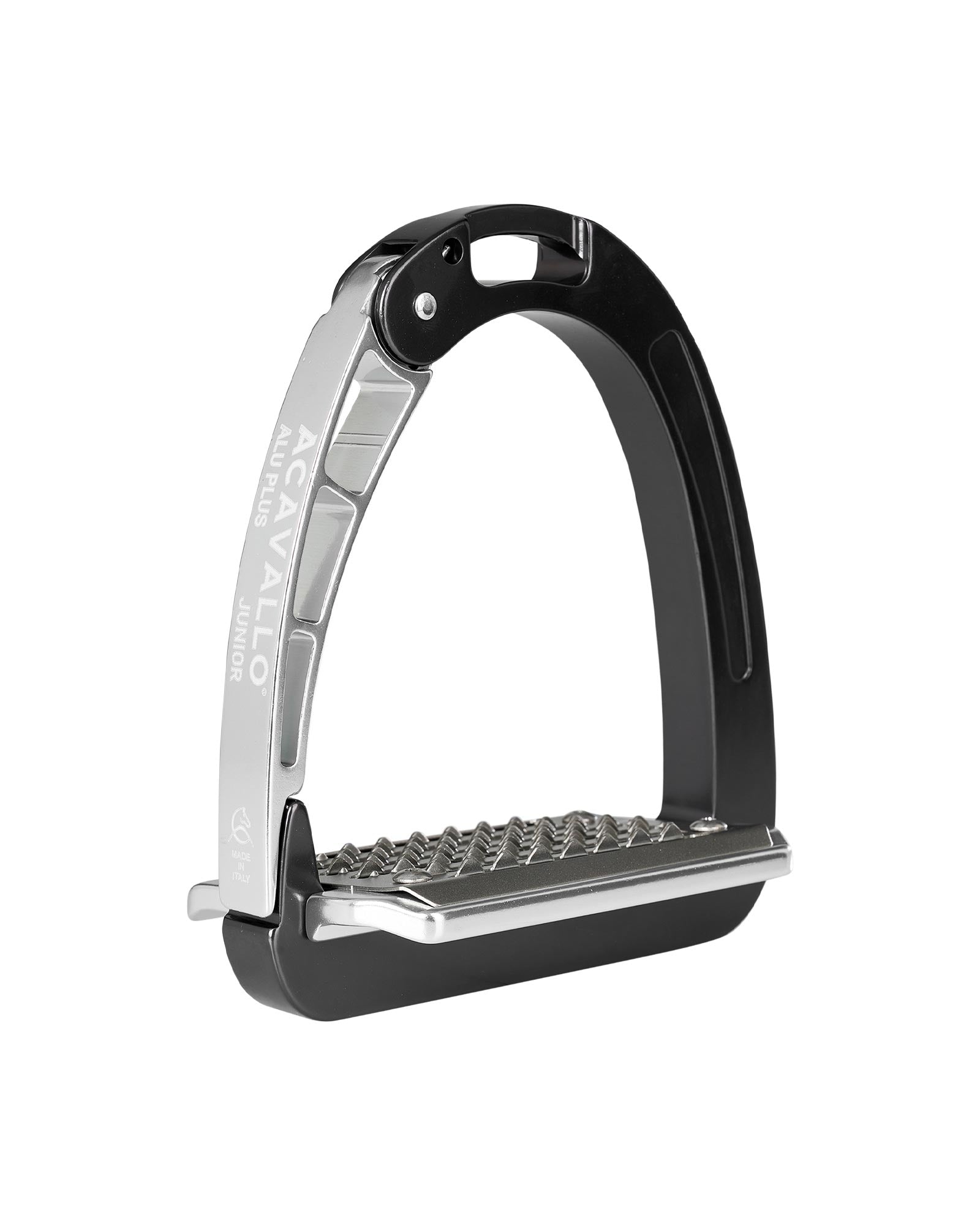 Acavallo Arena Aluplus Junior Stirrups Charcoal