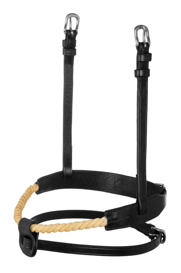 Acavallo Rope Flash Noseband Black