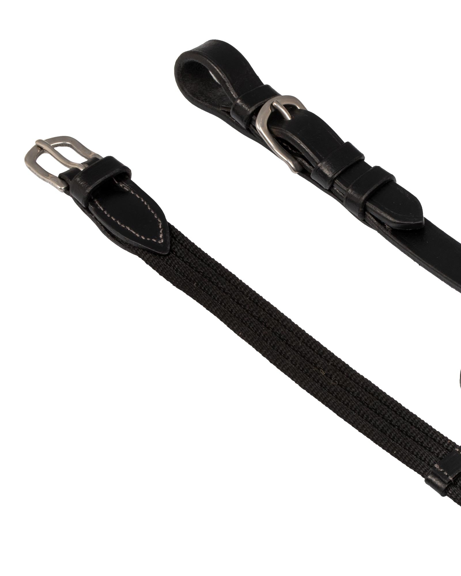 Acavallo Thiedemann Reins Tubular Nylon Black