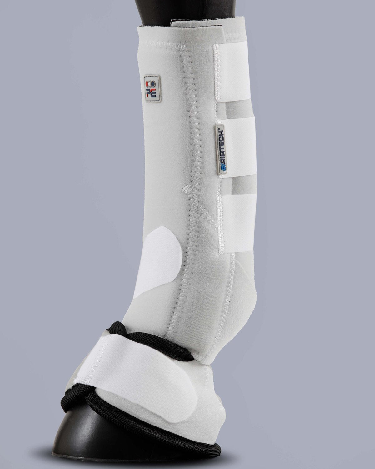Premier Equine Air-Tech Combo Sports Medicine Boots White - Tendon & Fetlock Support, Over Reach Protection, Equine Leg Protection