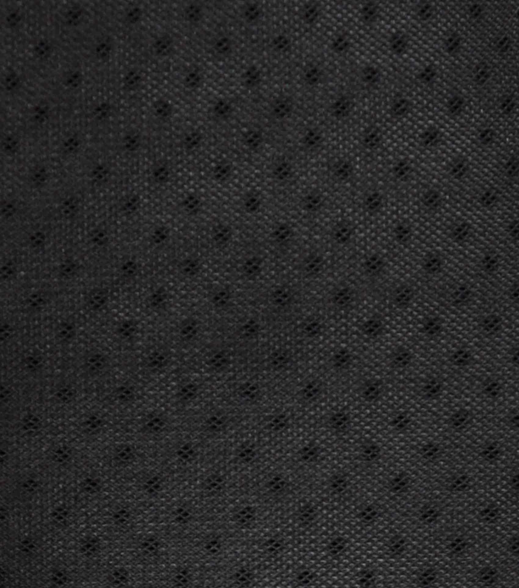Close-up of Premier Equine Airtechnology Knee Pro-Tech horse travel boots in black: detail of the textured, breathable fabric.