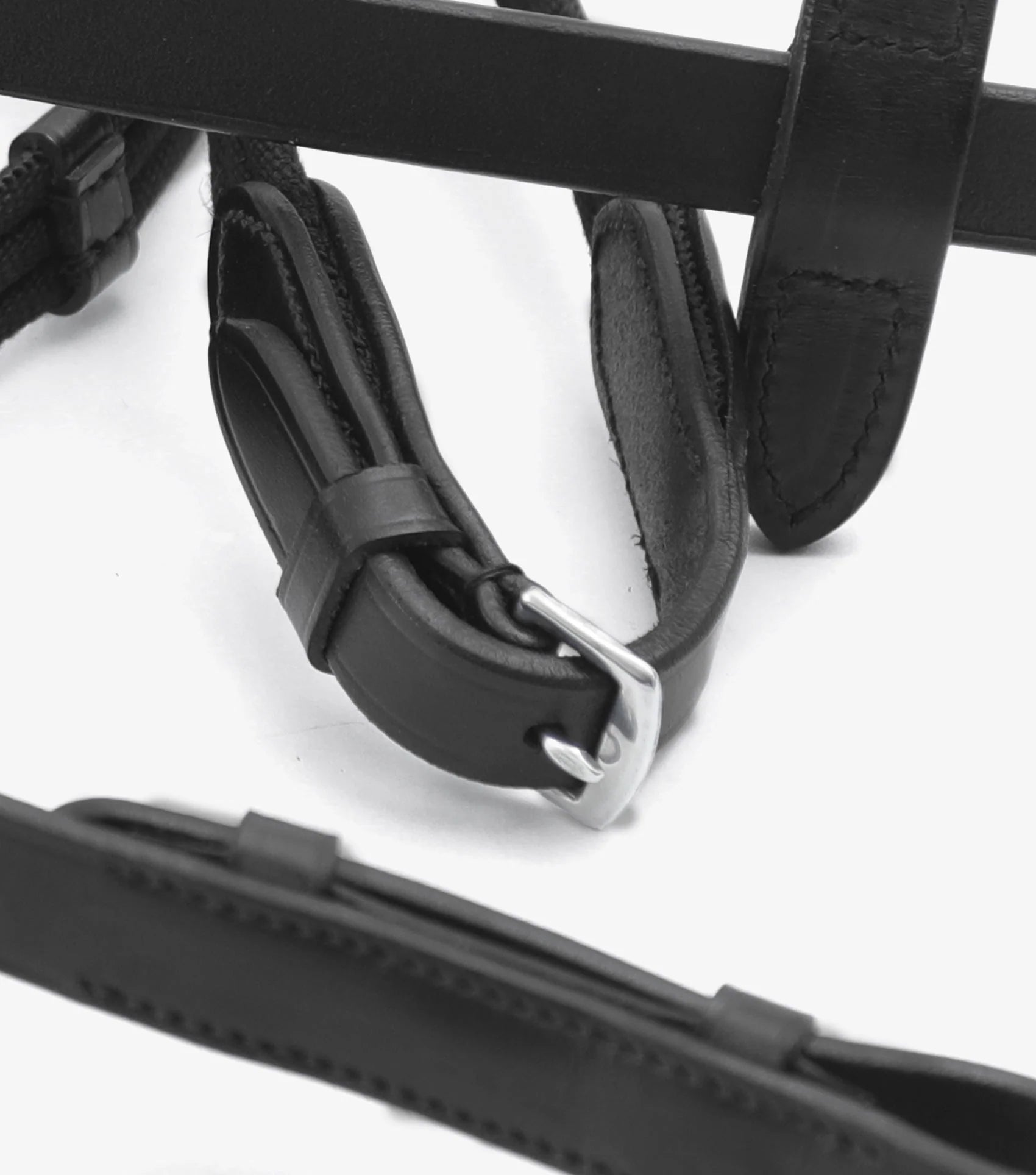 Premier Equine Altare Web Reins Black