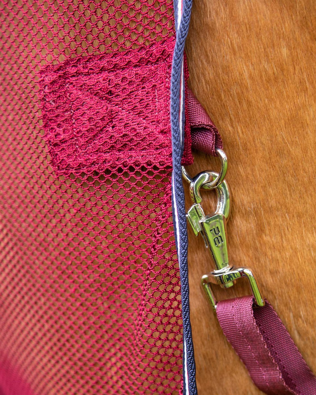 Premier Equine Arisca Scrim Cooler Burgundy