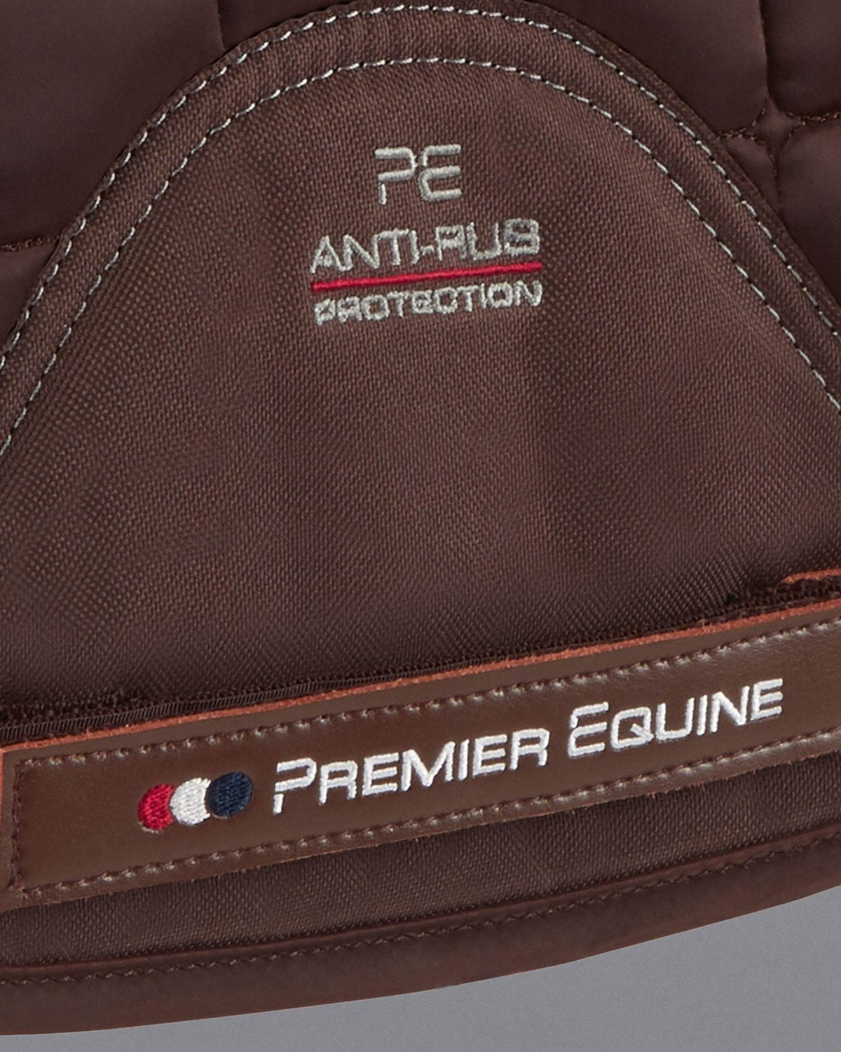 Premier Equine Brown GP Jump Saddle Pad with Wool Lining - Anti-Rub Protection, Comfort for Horse