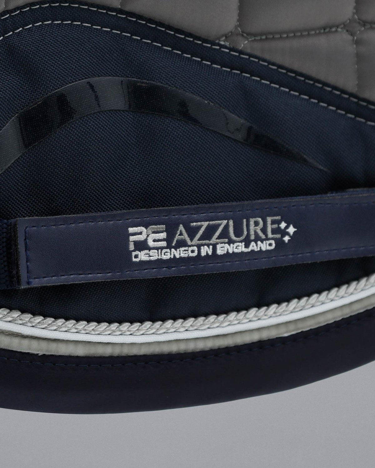 PE Azzure Dressage Saddle Pad - Grey: Premium Equestrian Saddle Pad, Designed in England