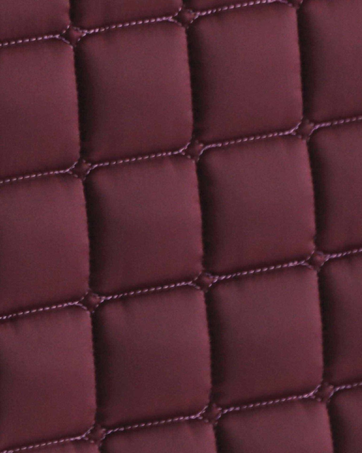 Premier Equine Wine Saddle Pad - Anti-Slip GP/Jump Square with Quilted Satin Finish