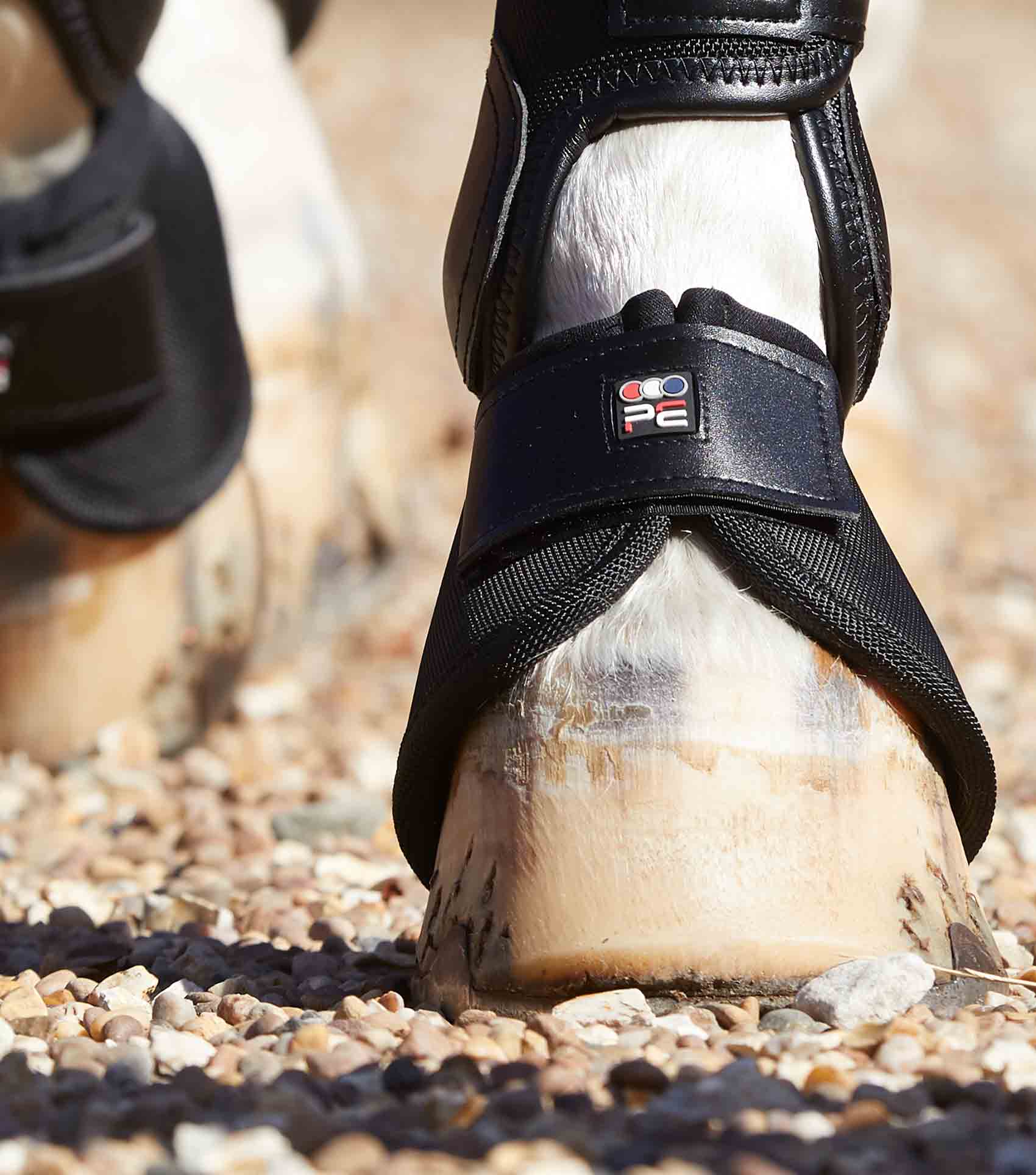 Premier Equine Ballistic No-Turn Over Reach Boots Black