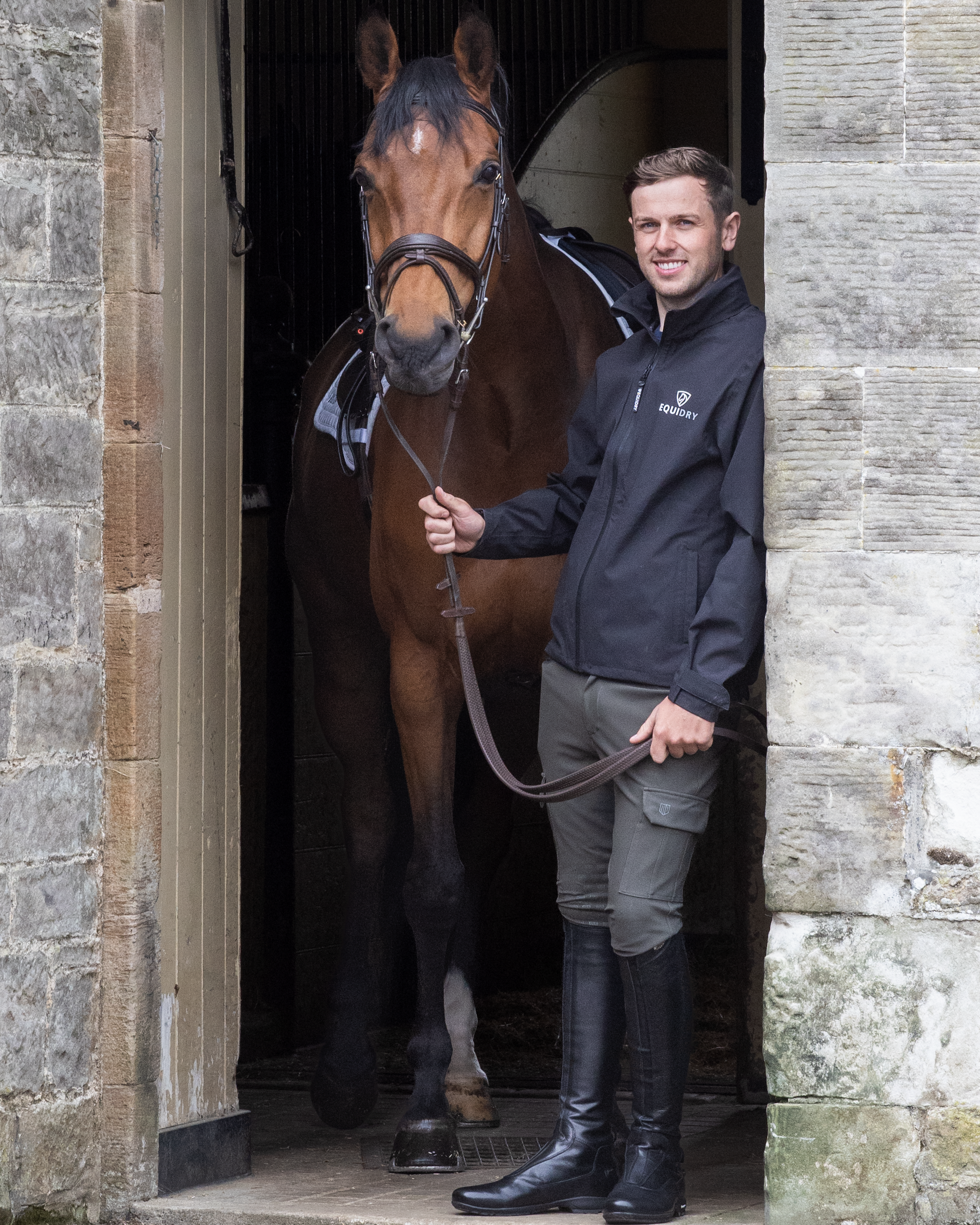 EQUIDRY Nimbus Pack Away Jacket Men's Black