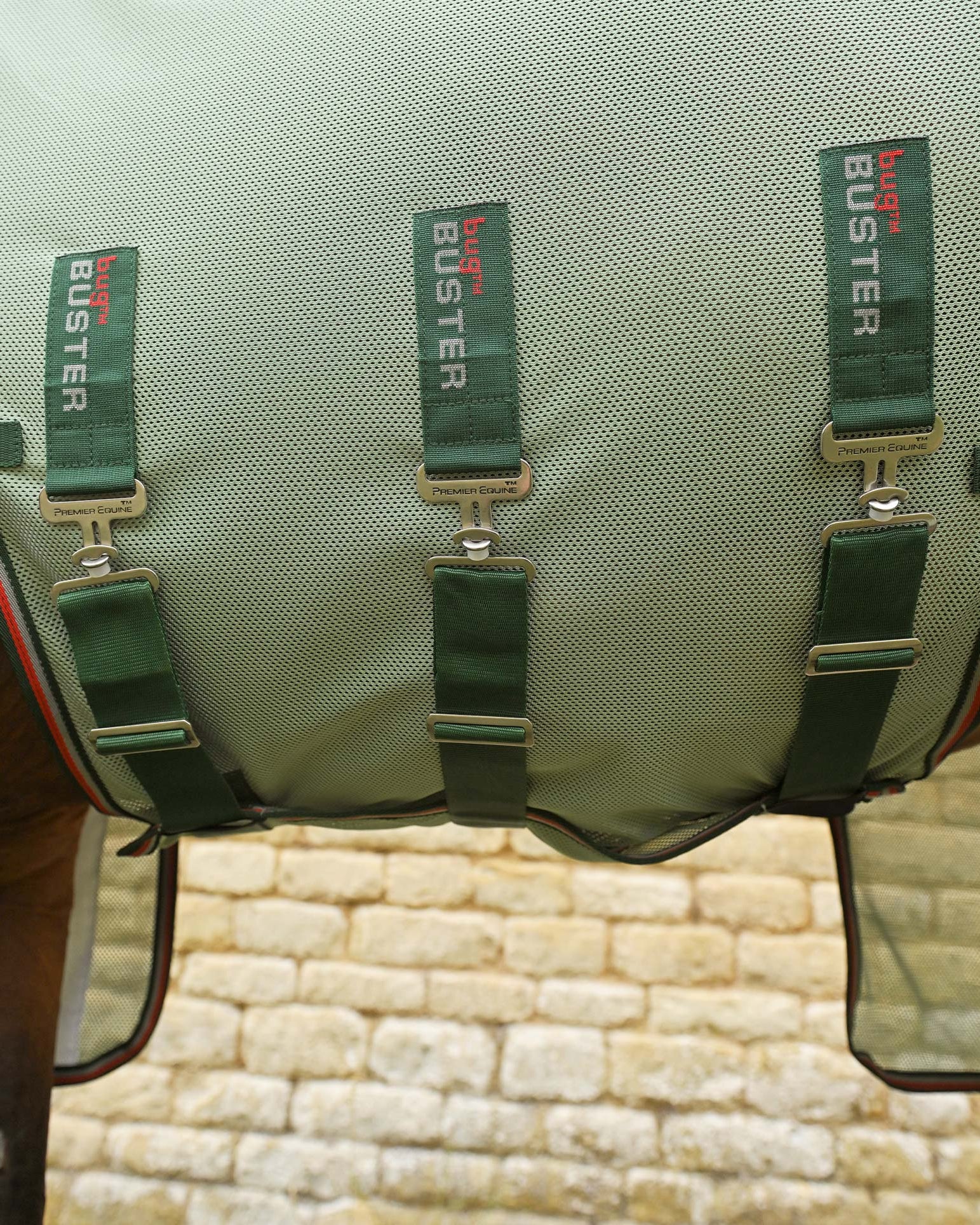 Premier Equine Bug Buster Fly Rug with Detachable Neck and Belly Flap Mint Green