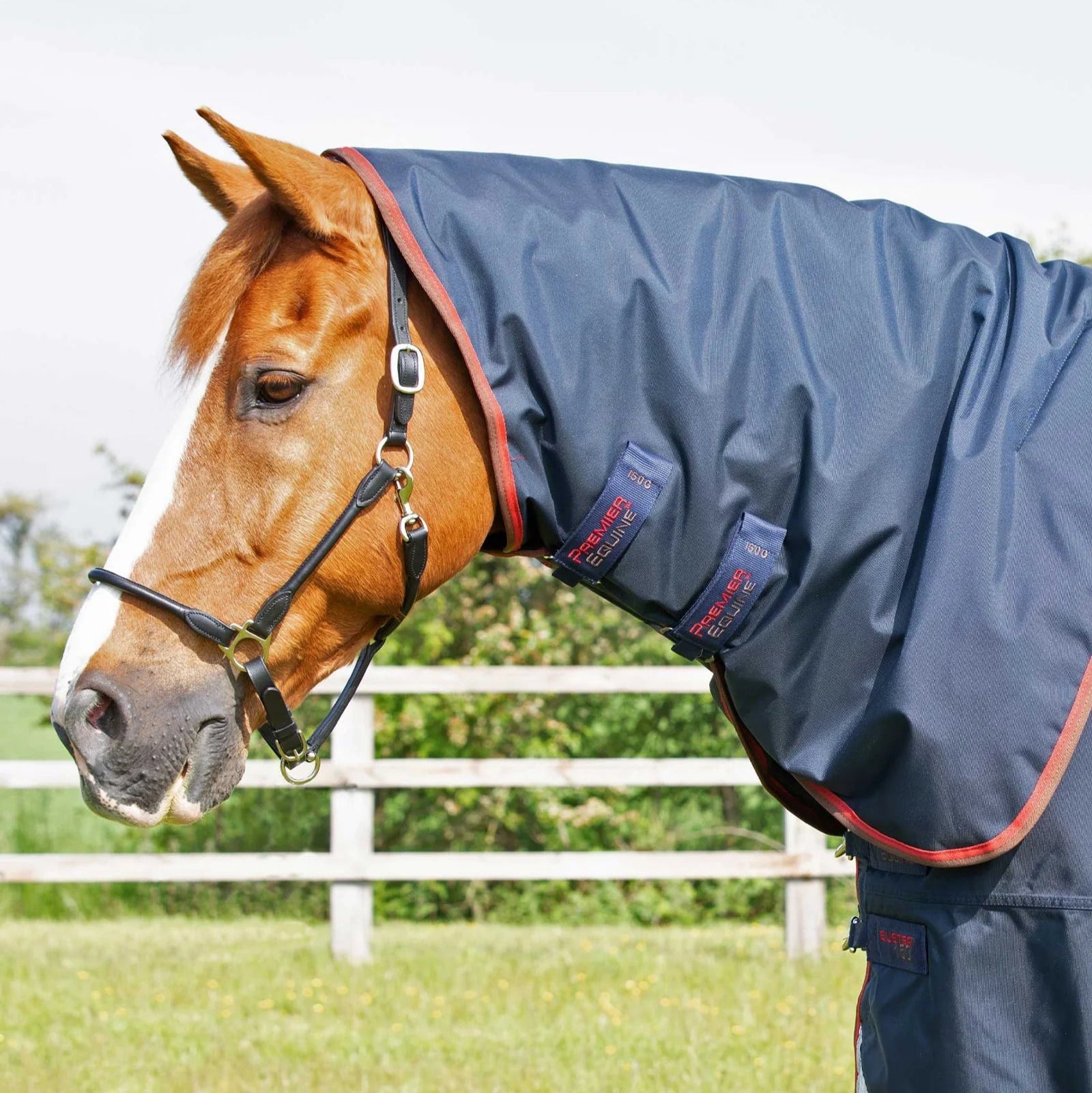 Premier Equine Buster 150g Turnout Rug with Classic Neck Cover Navy