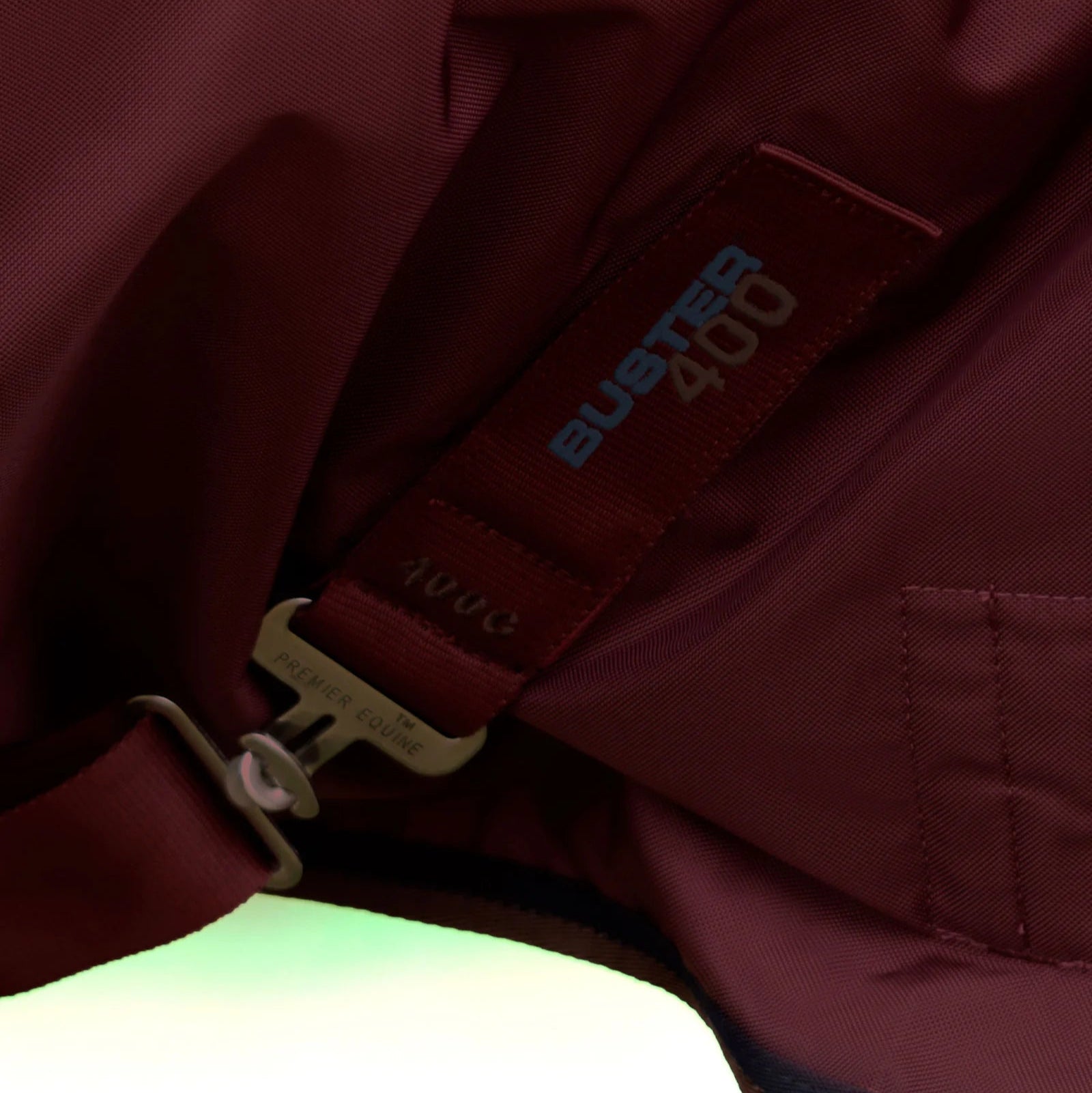 Premier Equine Buster 400g Turnout Rug with Snug-Fit Neck Cover Burgundy