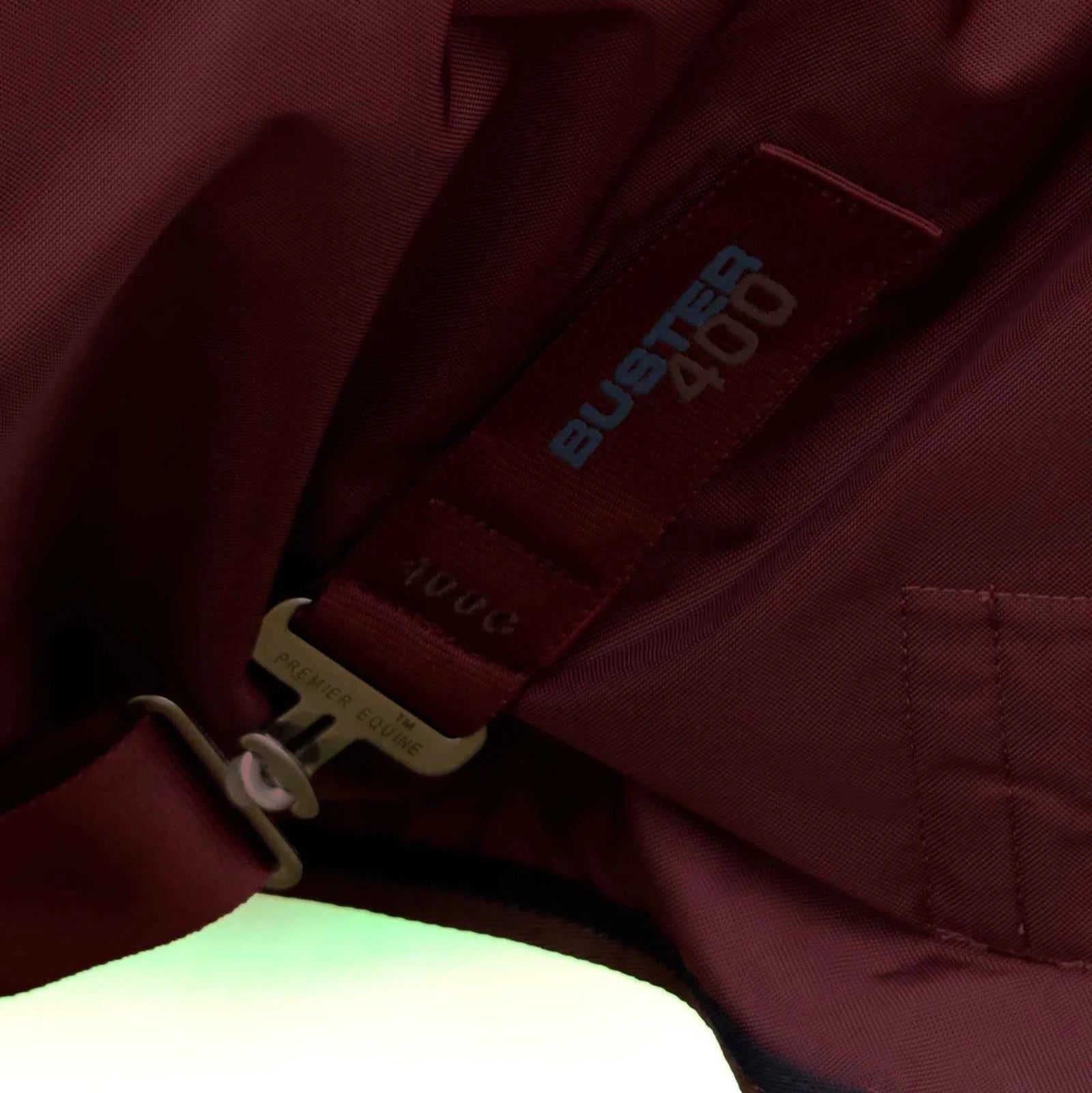 Premier Equine Buster 400g Turnout Rug with Snug-Fit Neck Cover Burgundy