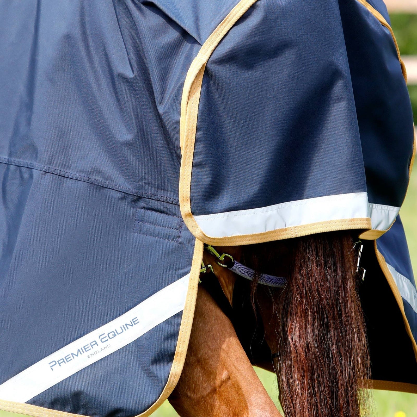 Premier Equine Buster 50g Original Turnout Rug Navy