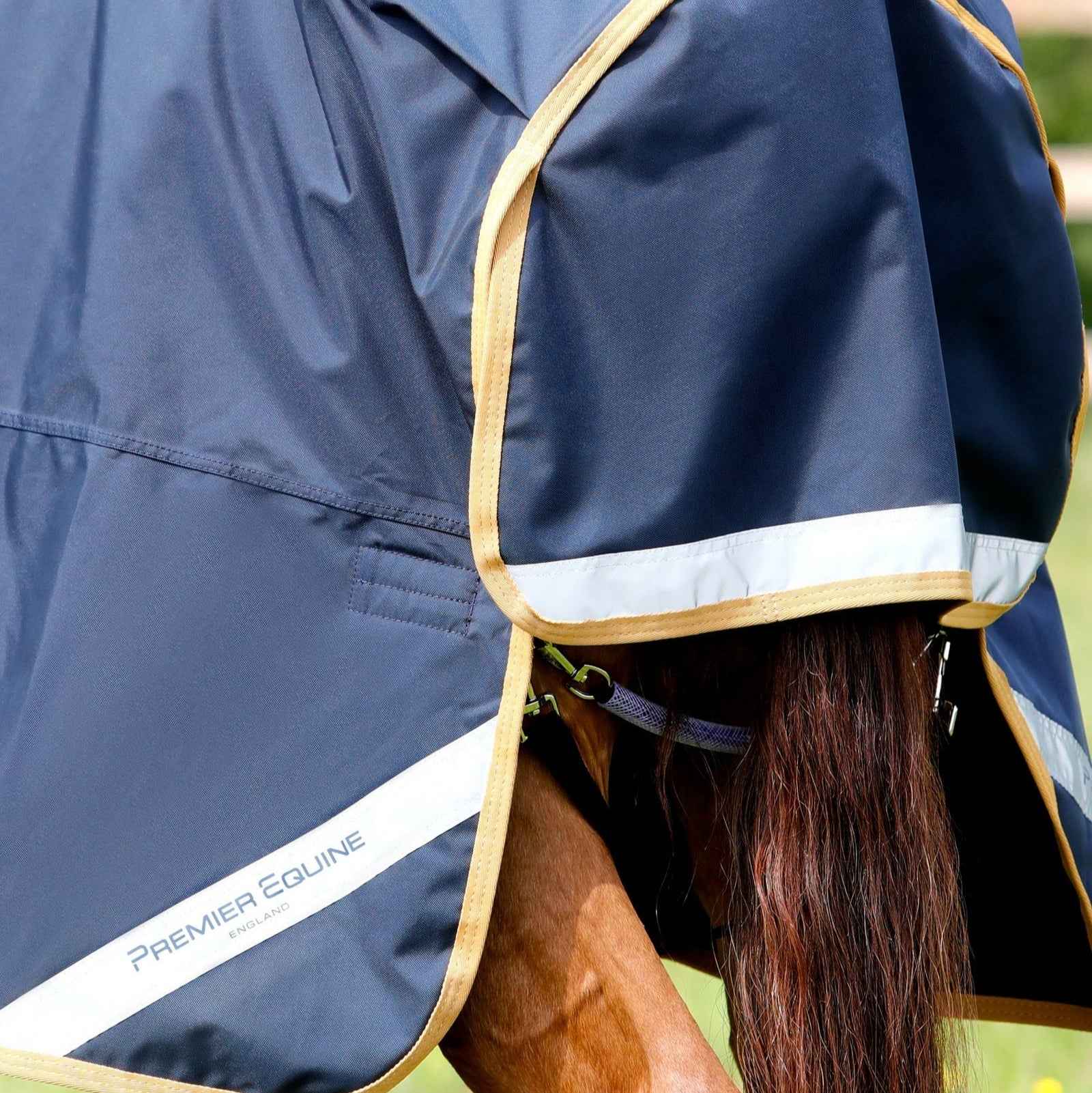 Premier Equine Buster 50g Original Turnout Rug Navy
