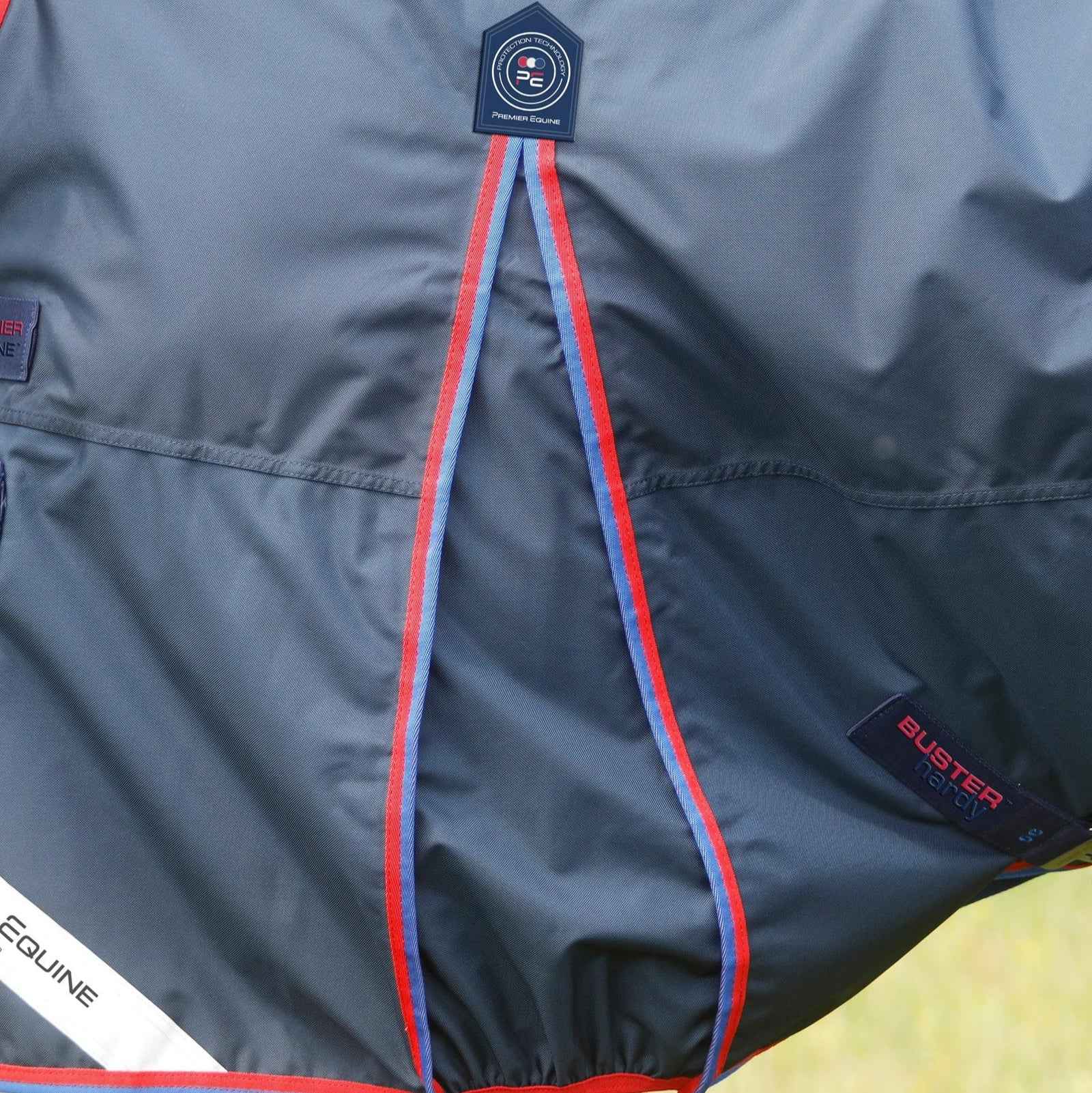 Premier Equine Buster Hardy 0g Half Neck Turnout Rug Navy