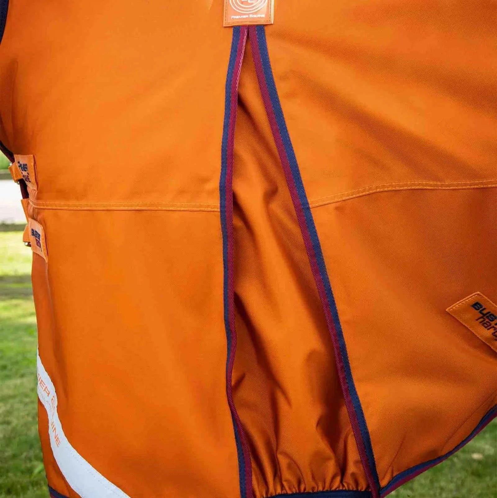 Premier Equine Buster Hardy 200g Half Neck Turnout Rug Burnt Orange