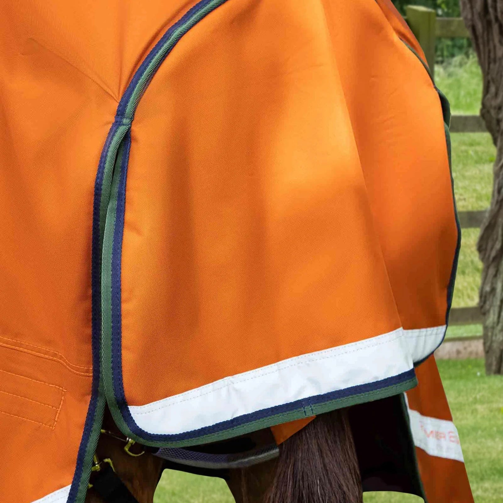 Premier Equine Buster Hardy 400g Half Neck Turnout Rug Burnt Orange