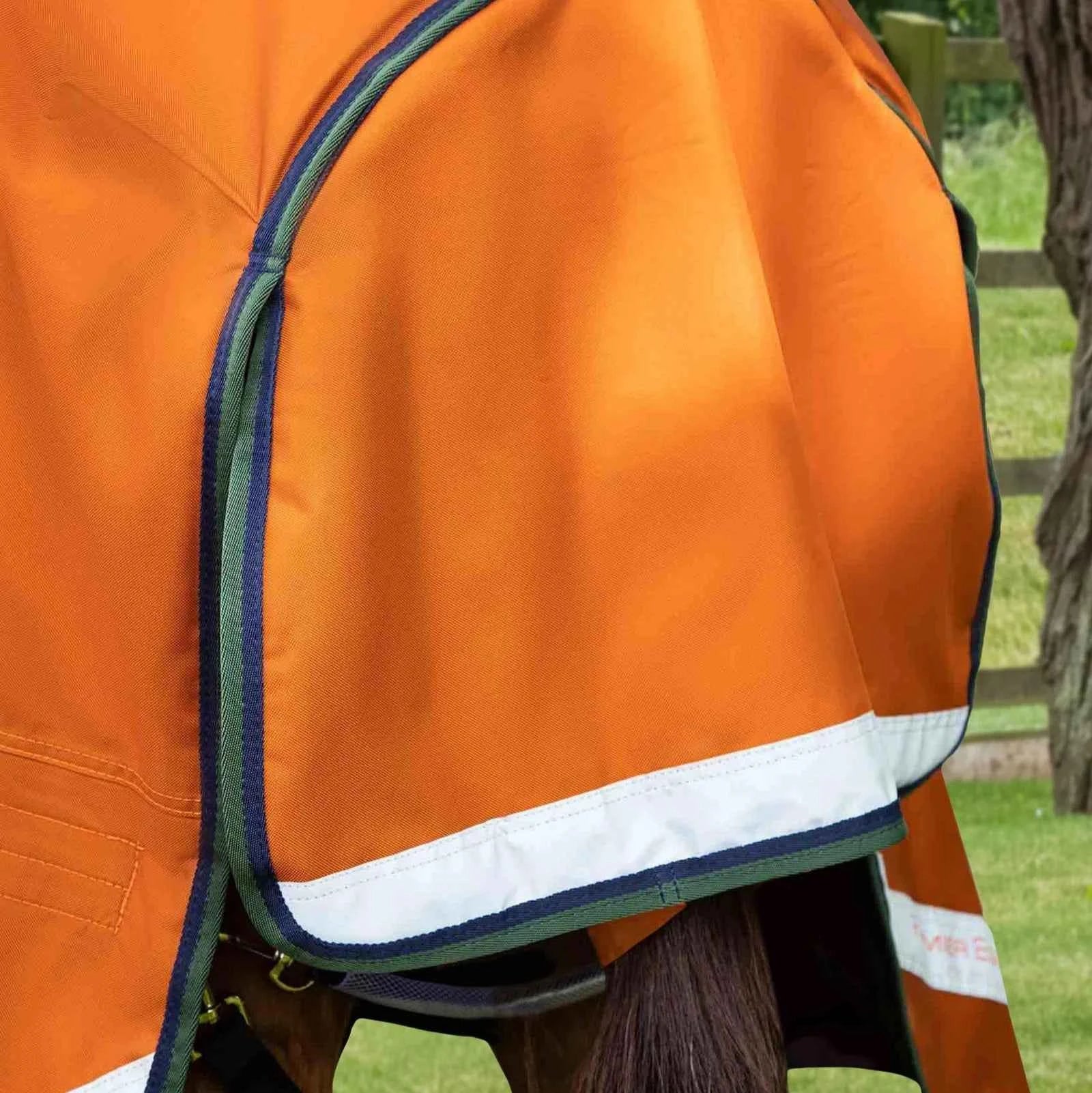 Premier Equine Buster Hardy 400g Half Neck Turnout Rug Burnt Orange