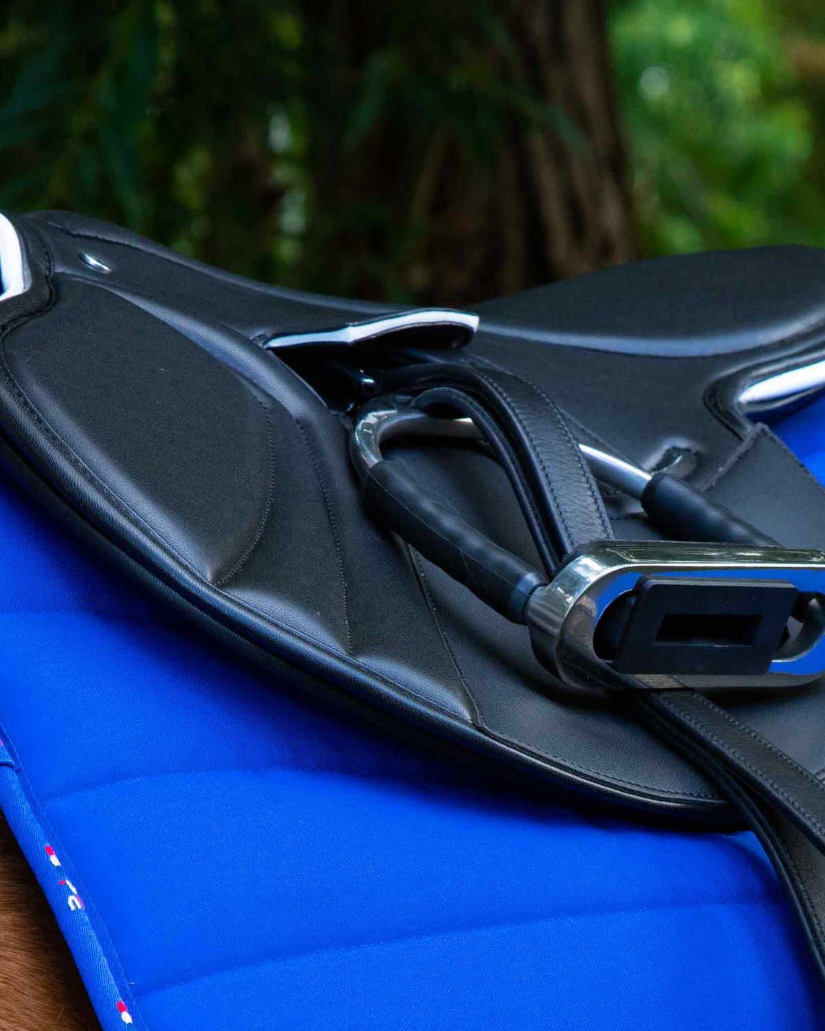 Premier Equine Equestrian Saddle Pad, Royal Blue, Horse Riding Equipment
