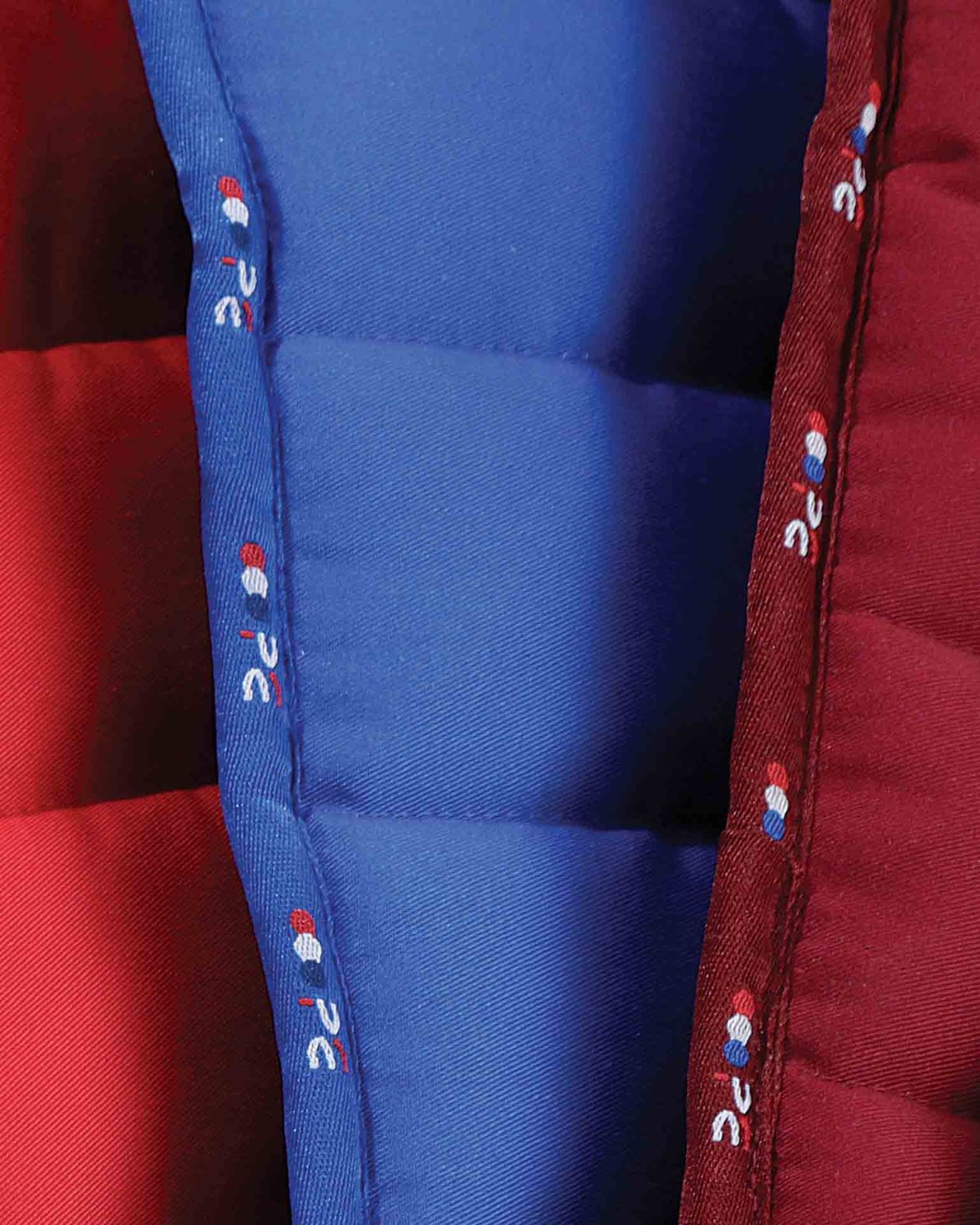 Premier Equine Buster Reversible Saddle Pad - Royal Blue Detail | Equiflair