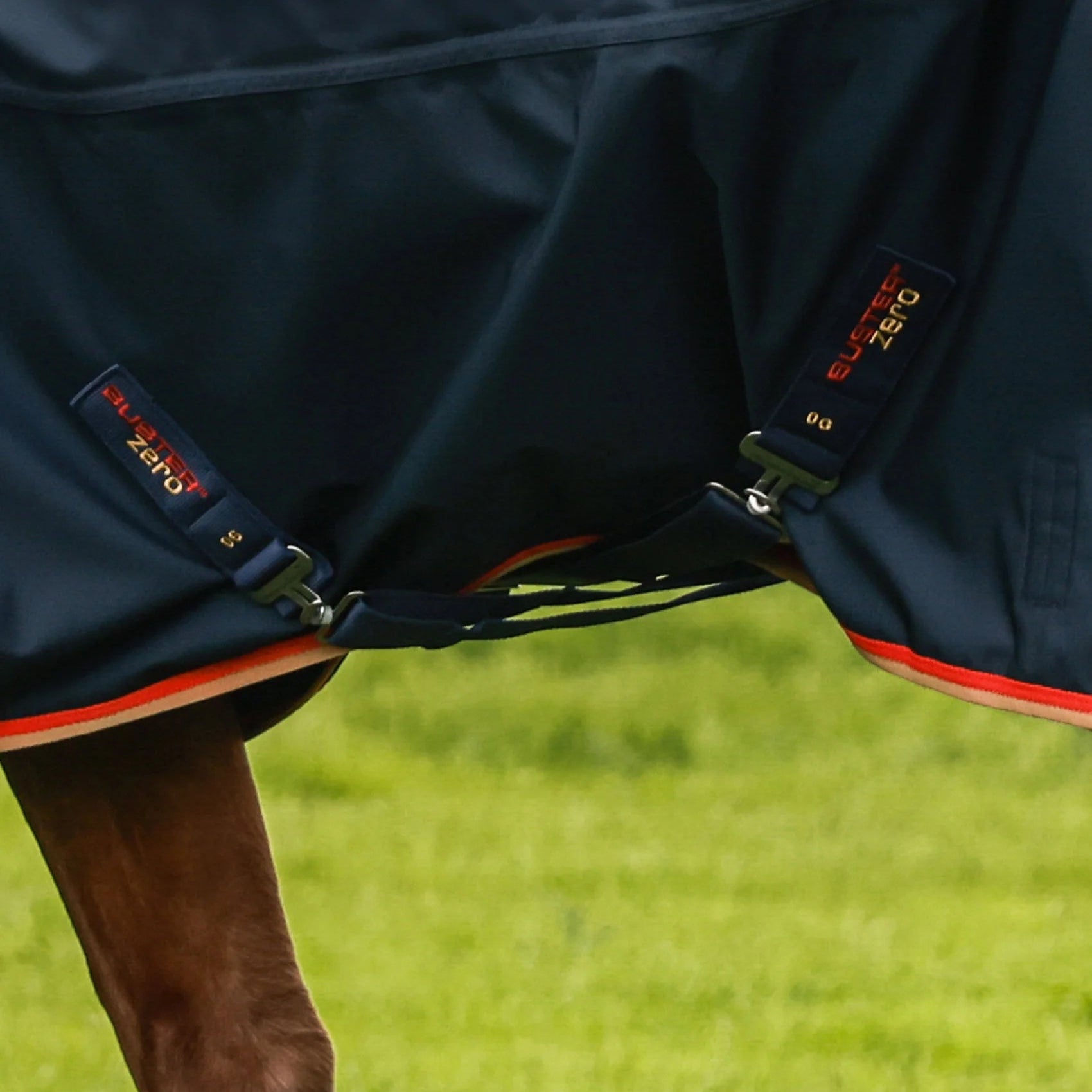 Premier Equine Buster Zero Turnout Rug with Classic Neck Cover Navy