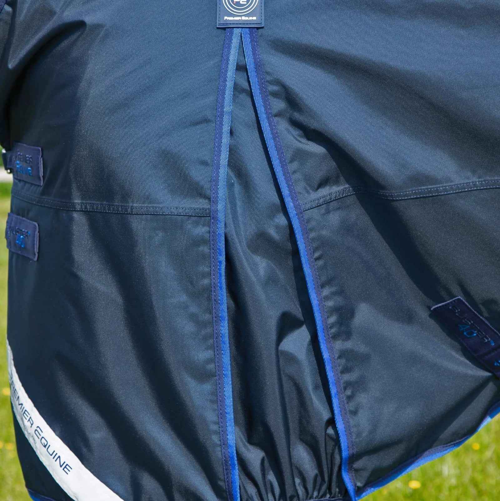 Premier Equine Buster 40g Turnout Rug with Classic Neck Cover Navy