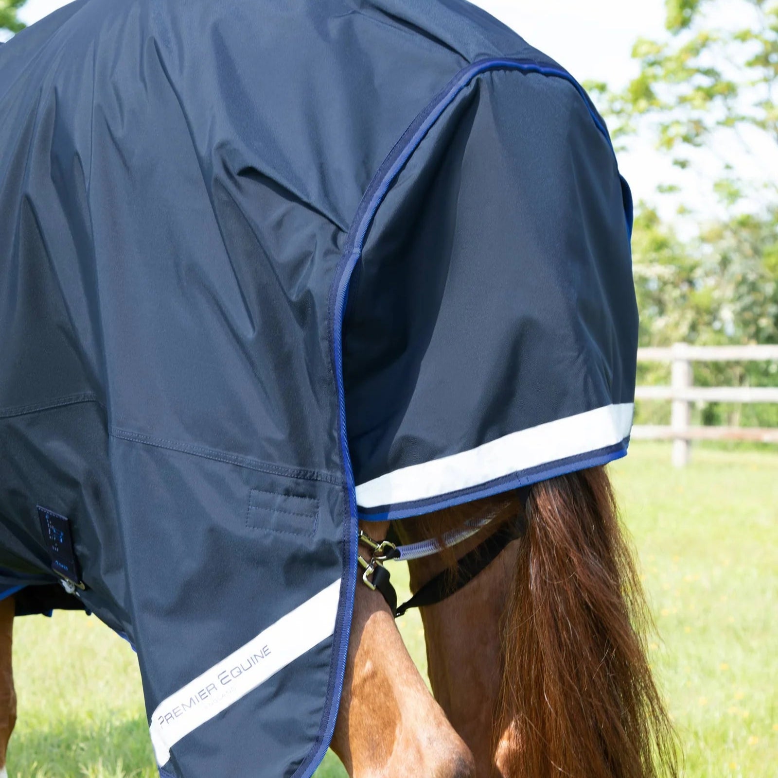 Premier Equine Buster 40g Turnout Rug with Classic Neck Cover Navy
