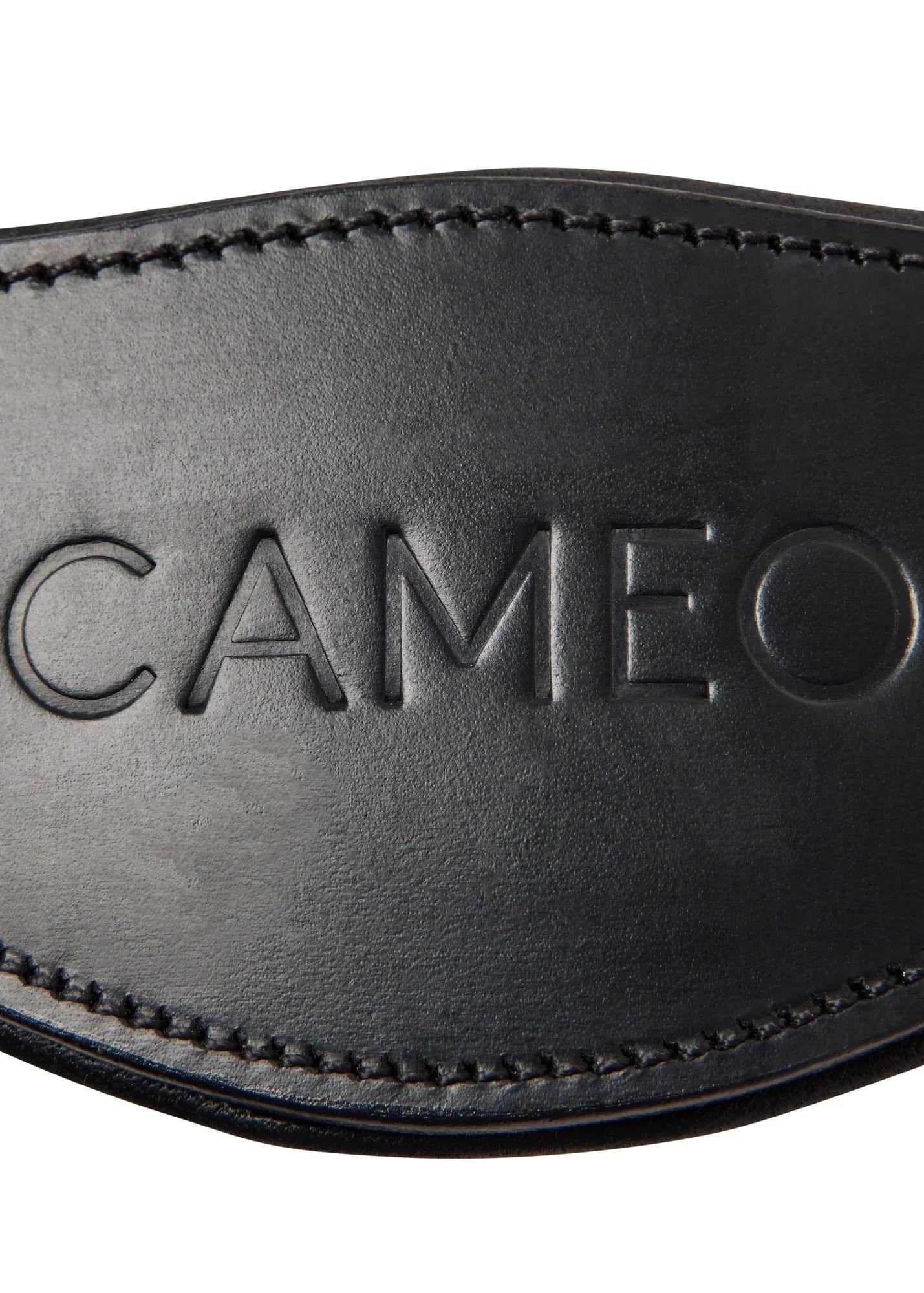 Cameo Competition Leather Headcollar Brown