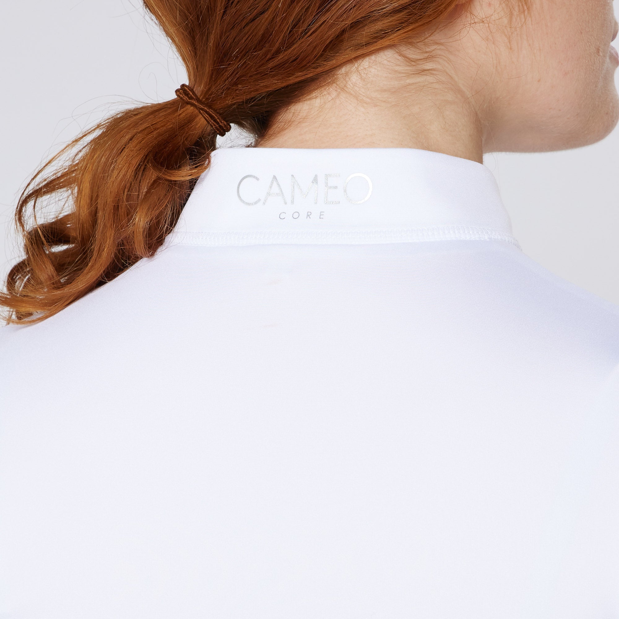 Cameo Baselayer White Riding Shirt | Women's Equestrian Top | Comfortable & Stylish