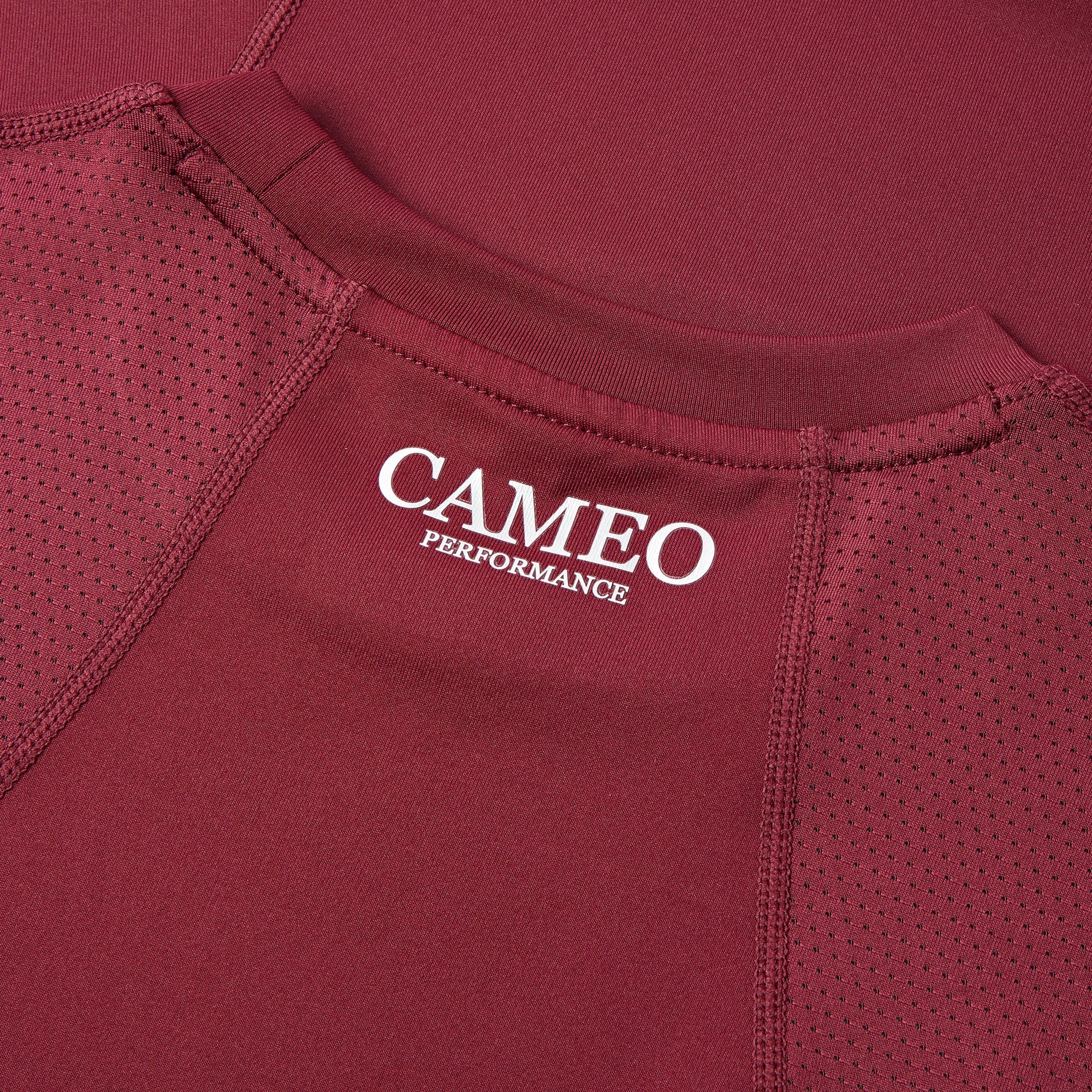 Cameo Performance Baselayer Plum: Equestrian Riding Apparel, Breathable & Wicking