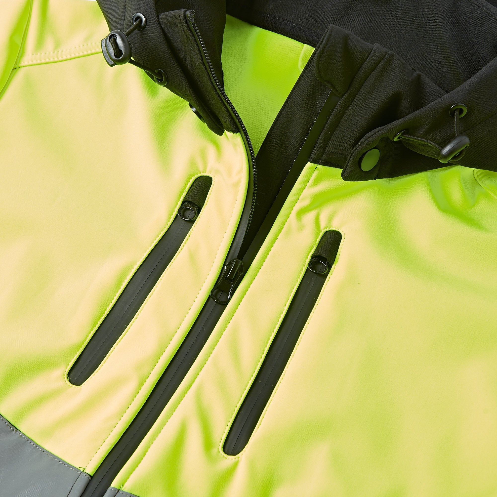 Equiflair Hi Viz Yellow Riding Jacket: Water Repellent, Reflective. Stay Safe & Dry!