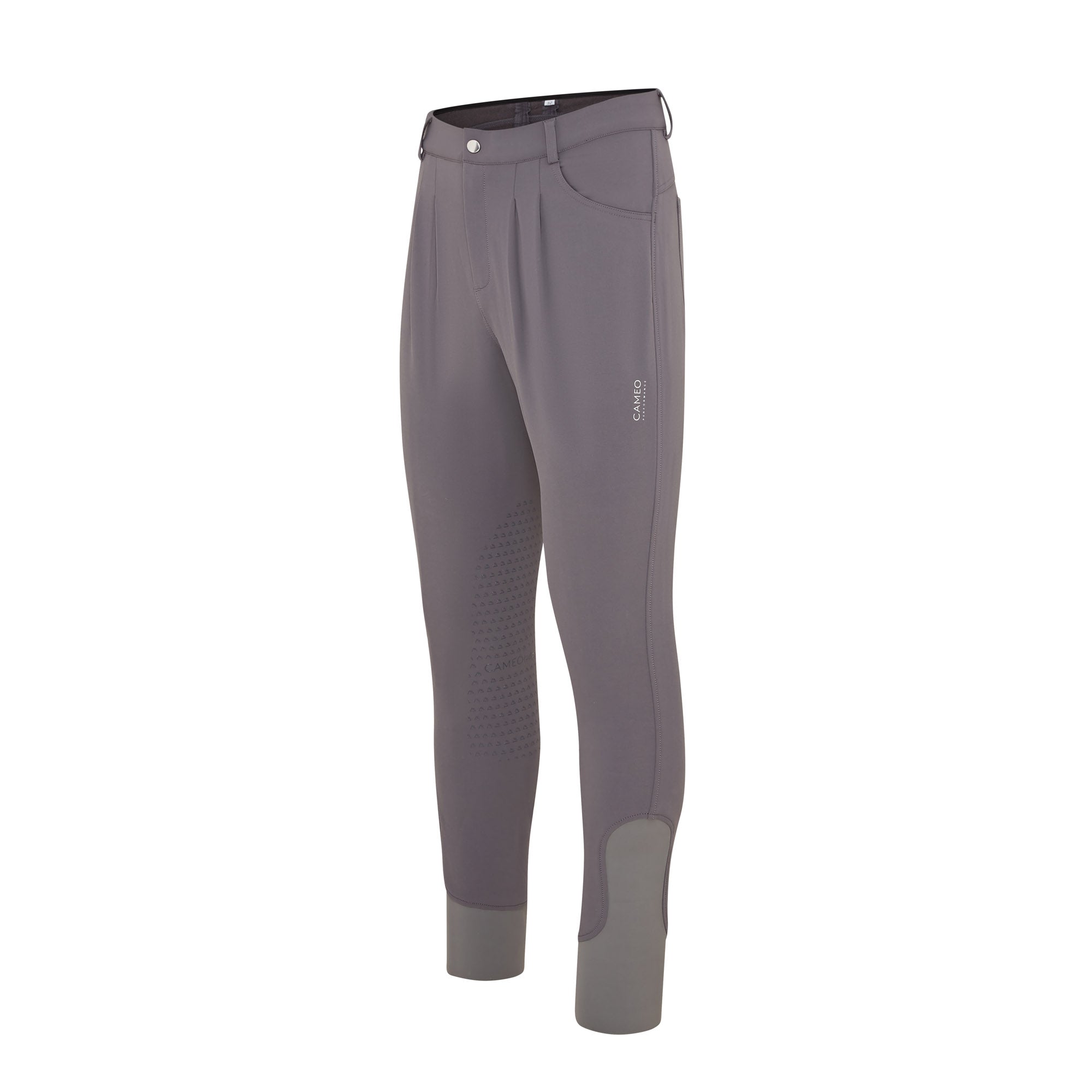 Cameo Gents Competition Riding Breech-Grey, Equiflair riding pants, Silicone Grip Breeches