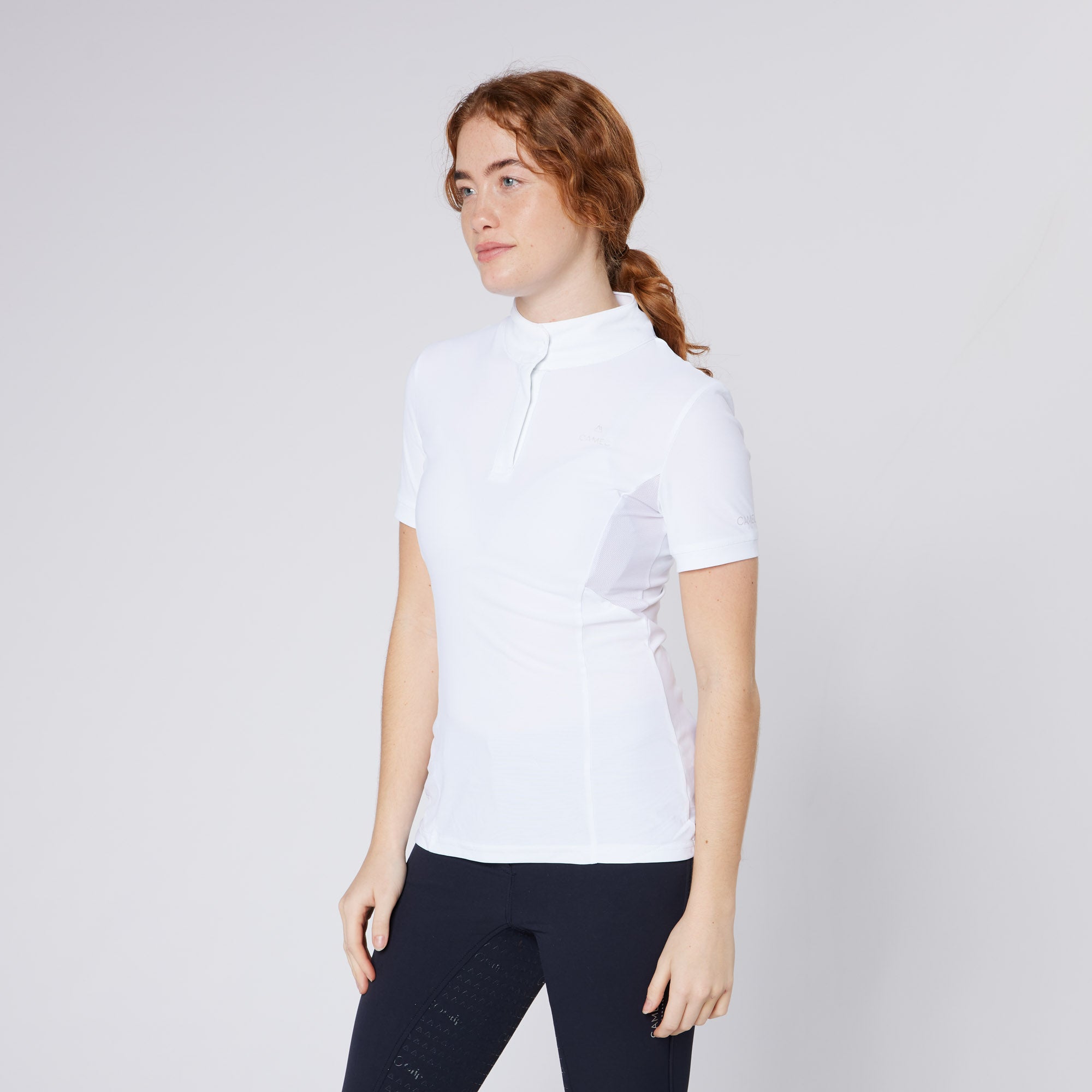 CAMEO CHARLOTTE White Show Shirt - Premium Equestrian Competition Shirt from Equiflair for Riders