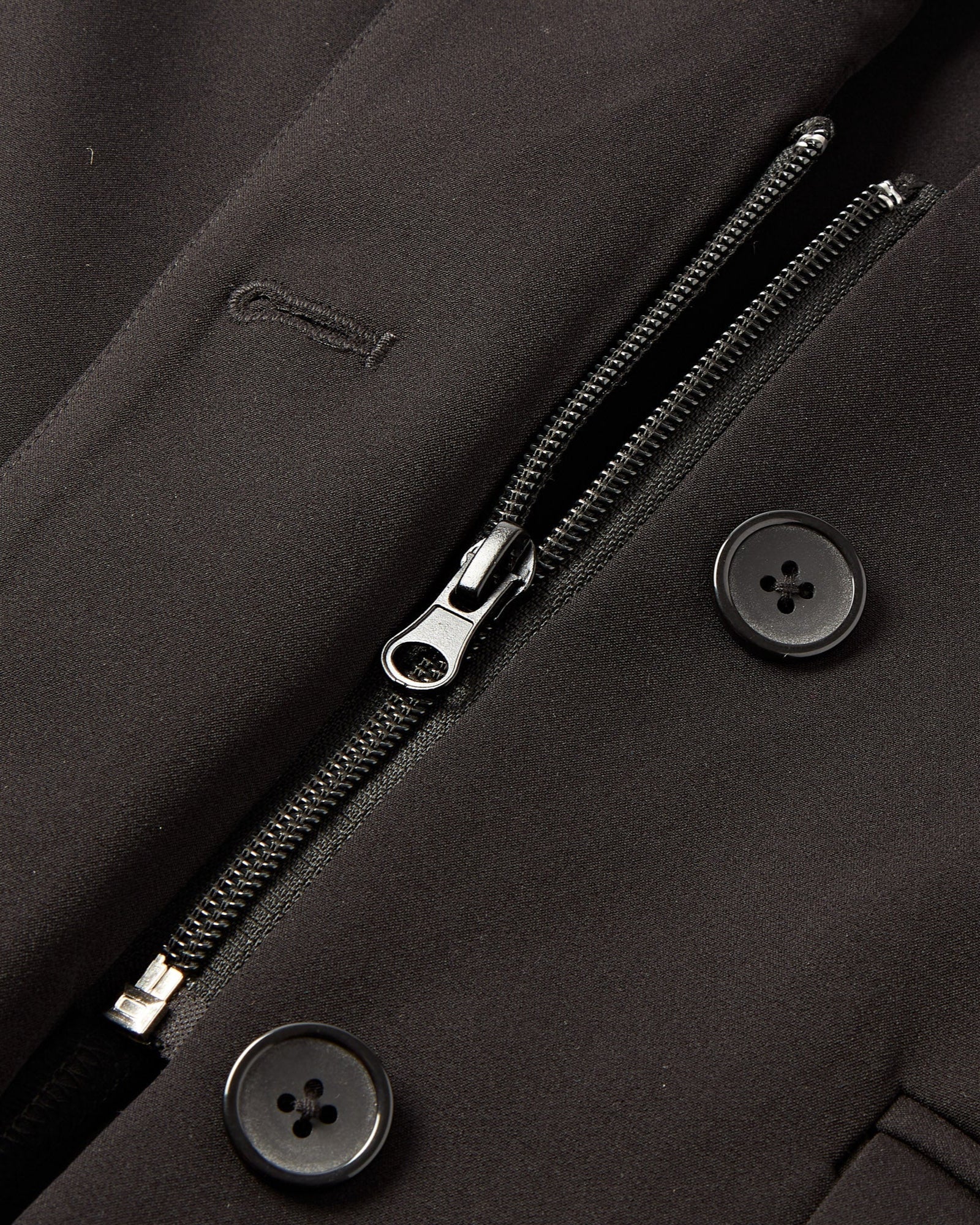Cameo Ada Black Show Jacket: Equestrian Competition Apparel with Hidden Zip & Double Pockets