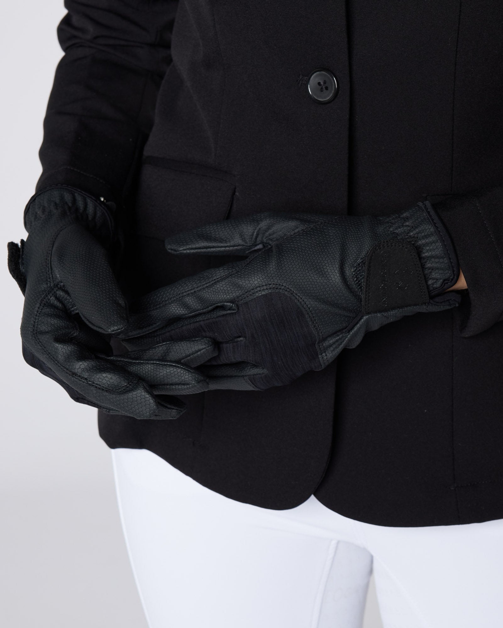 CAMEO ADA Navy Show Jacket | Equestrian Competition Apparel by Equiflair | Structured Fit, Double Pockets