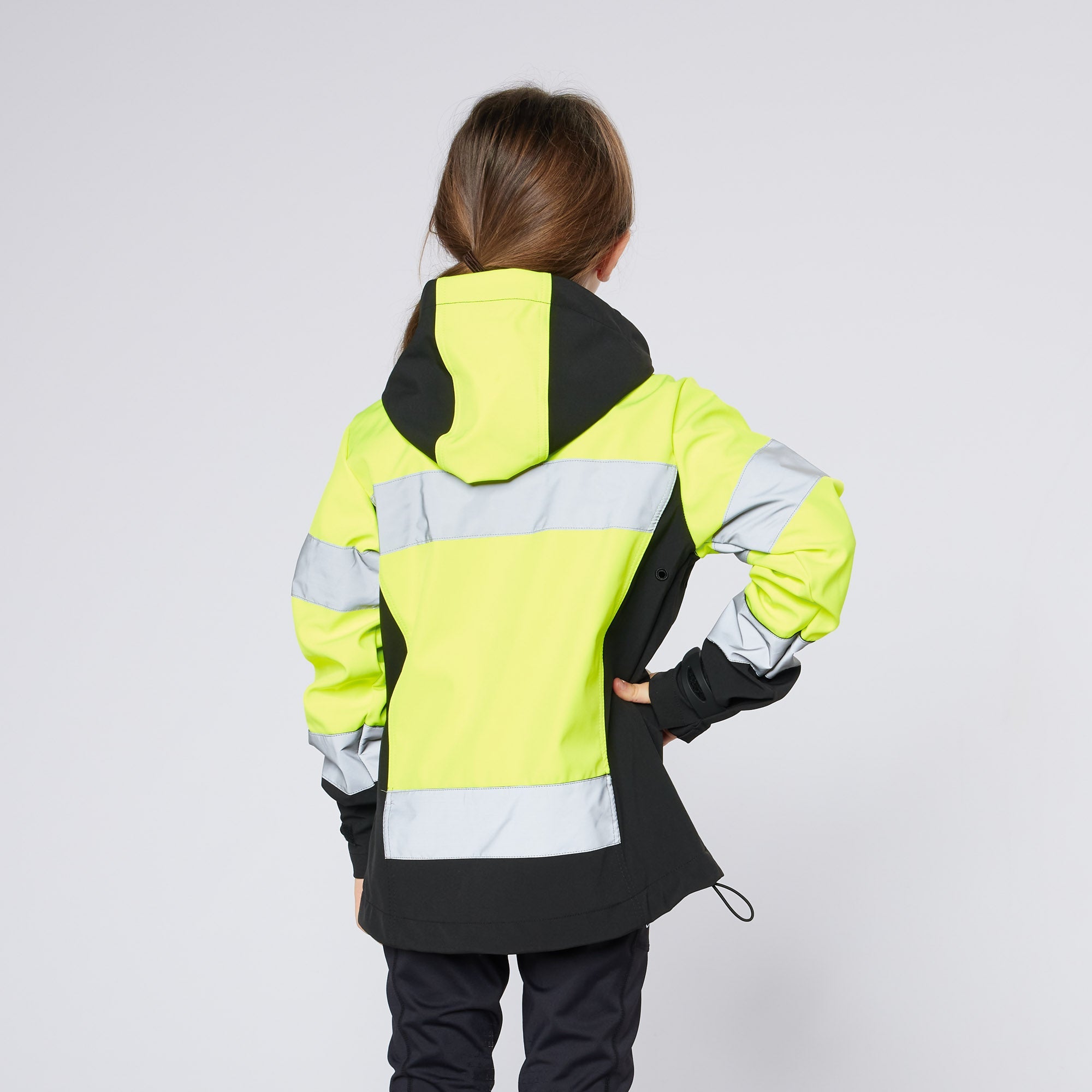 Junior Hi Viz Safety Jacket Yellow - Reflective Kids Riding Gear | Equiflair